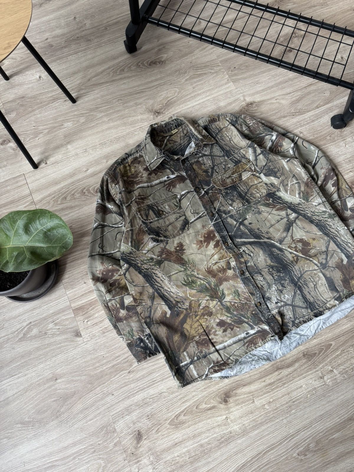 Realtree Vintage Y2K Real Tree Camo Mossy Oak Button Up Shirt Size US XXL / EU 58 / 5 - 2 Thumbnail