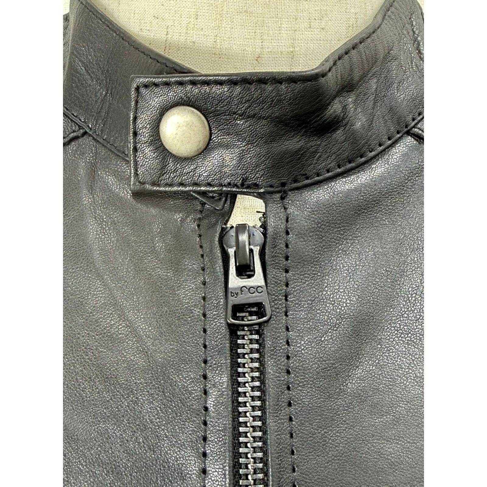 Vintage Men's Italian Sheepskin Leather Premium Soft Black Jacket Size Medium Size US M / EU 48-50 / 2 - 3 Thumbnail