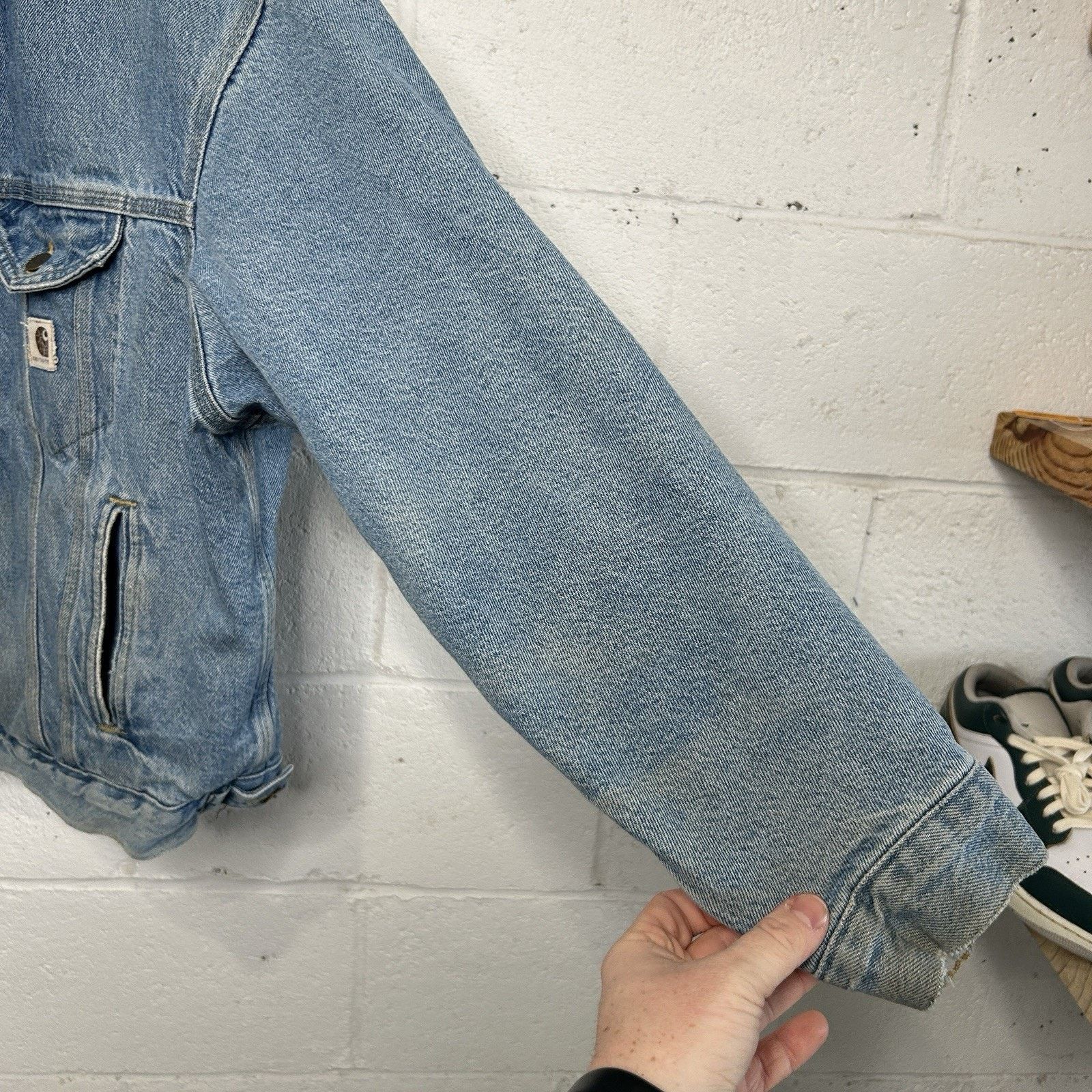 Carhartt Vintage Carhartt Blanket-Lined Trucker Jacket “Denim” Size US L / EU 52-54 / 3 - 8 Thumbnail