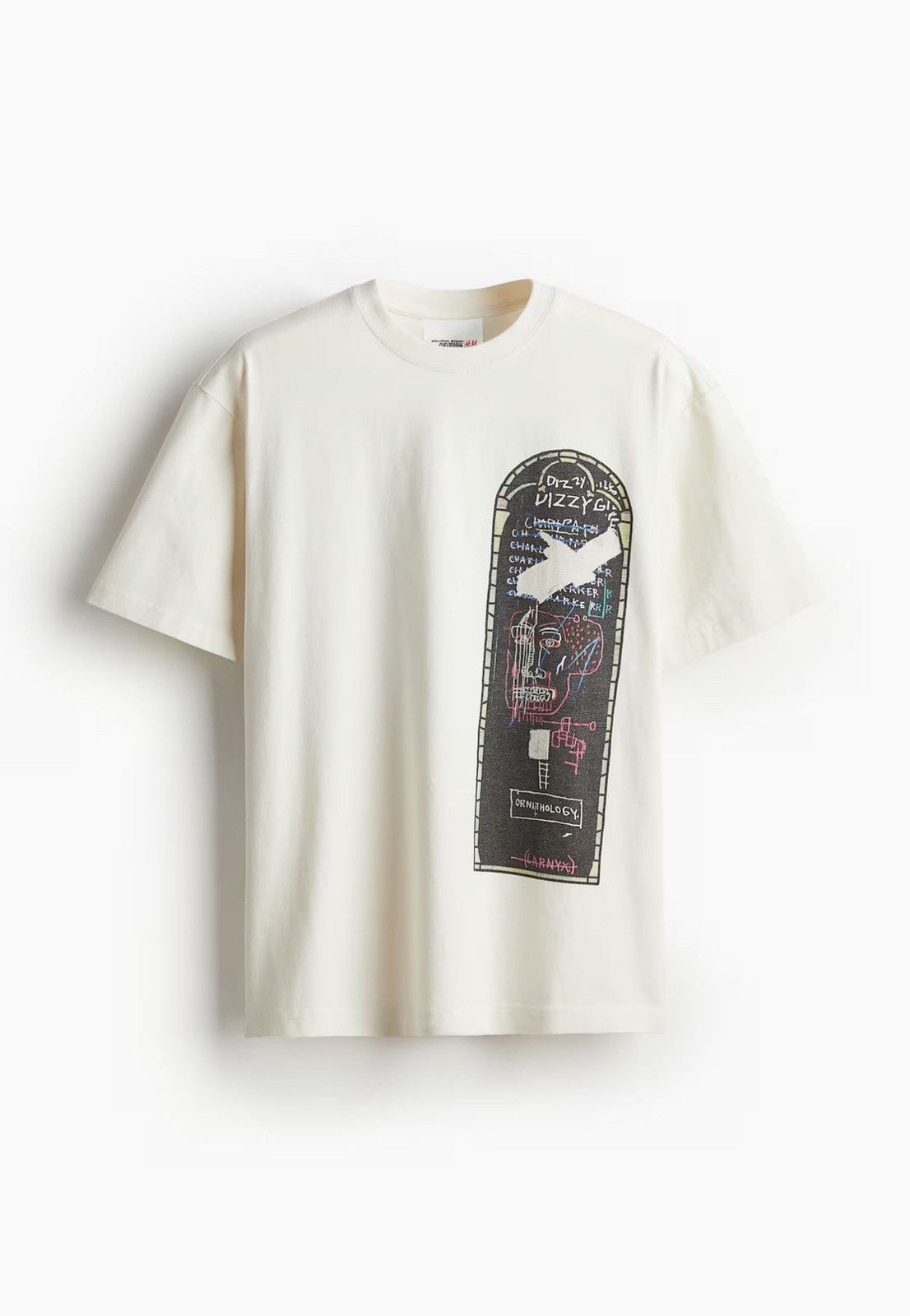 H&M × Jean-Michel Basquiat × Who Decides War WHO DECIDES WAR x BASQUIAT x H&M RELAXED FIT COTTON T-SHIRT Size US M / EU 48-50 / 2 - 3 Thumbnail