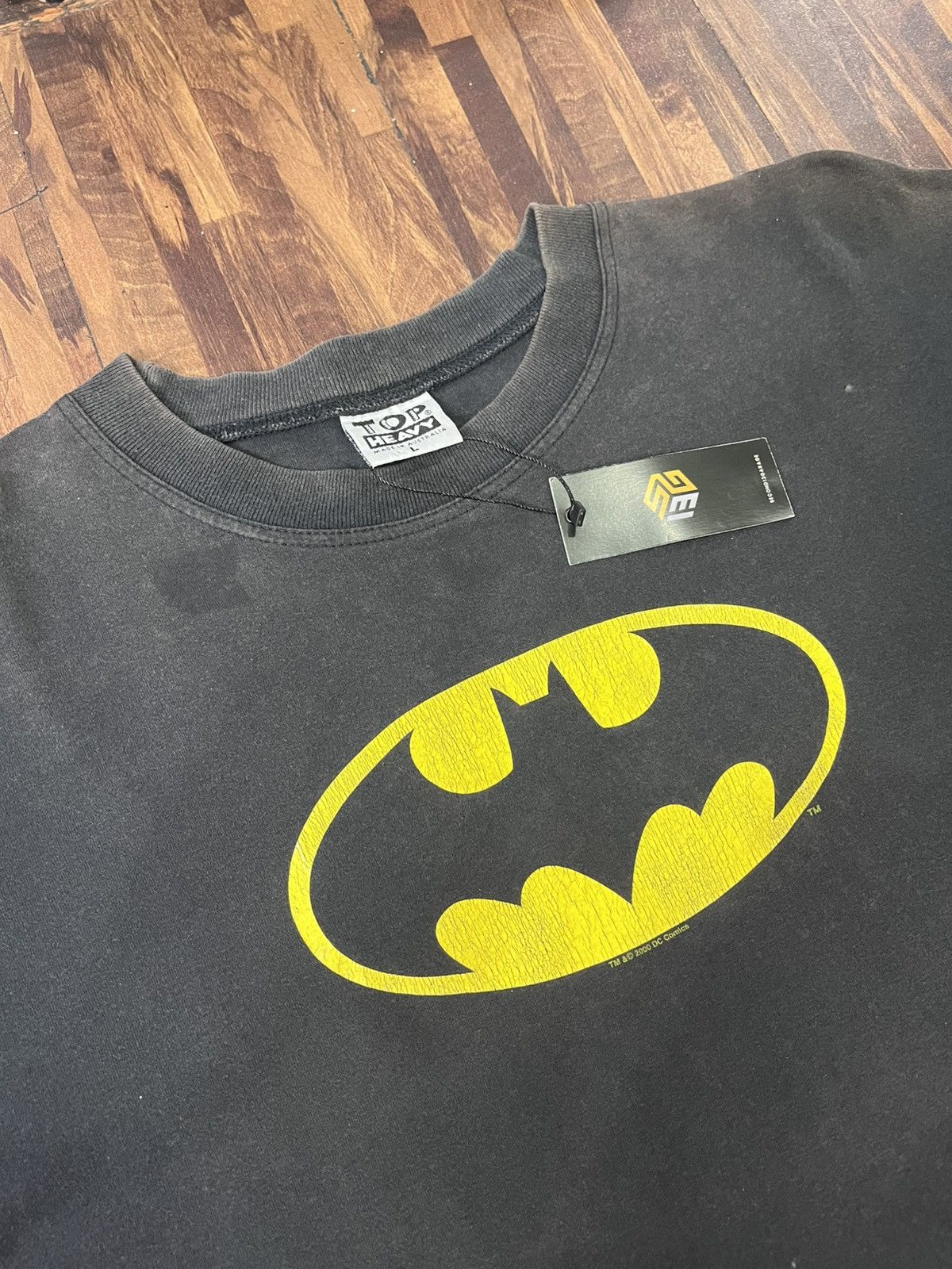Vintage Vintage 90's DC Comics Batman Classic Logo T Shirt Adult Size US L / EU 52-54 / 3 - 3 Thumbnail