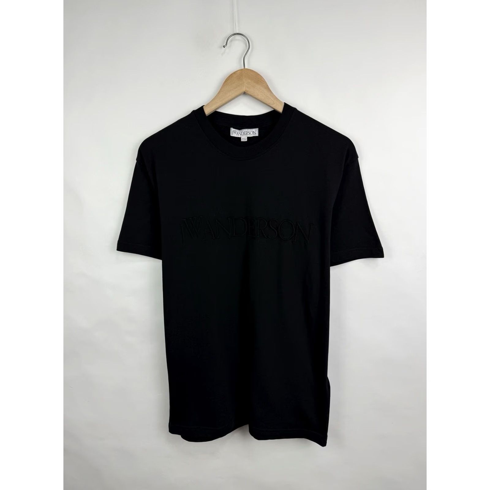 JW Anderson J.W.Anderson Classic T-Shirt Embroidered Big Logo Rare Black S Mens Shirt Size US S / EU 44-46 / 1 - 3 Thumbnail