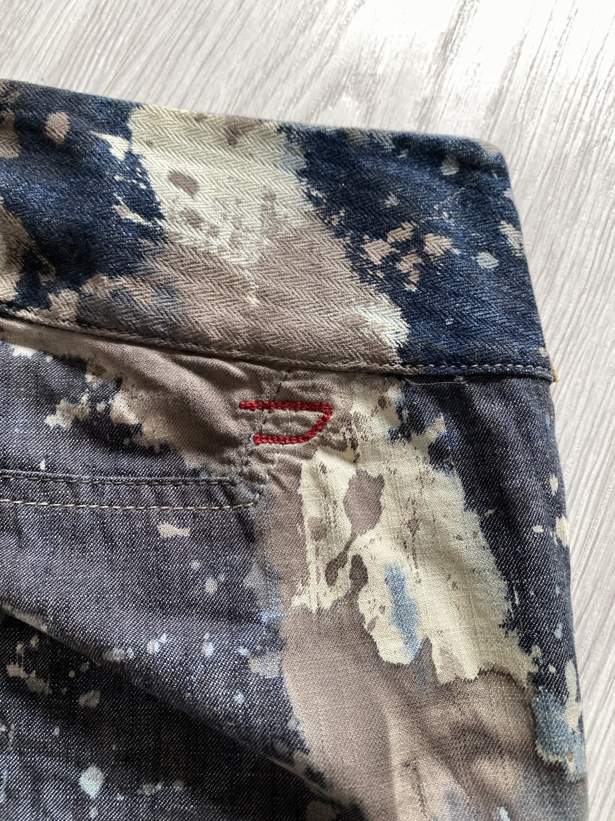 Diesel VERY RARE Diesel Acid Wash Denim Size 30" / US 8 / IT 44 - 9 Thumbnail