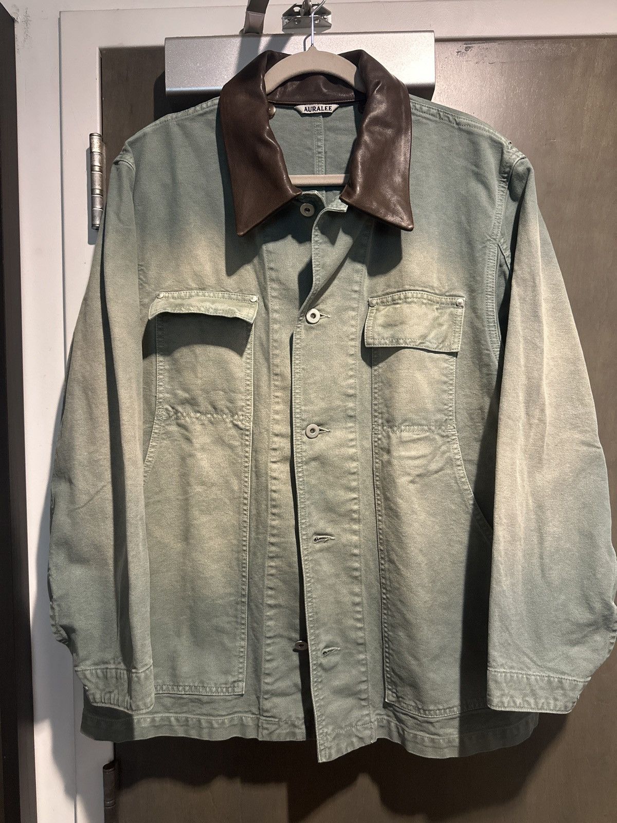 Auralee Auralee Washed Heavy Canvas Liner Coat | Grailed