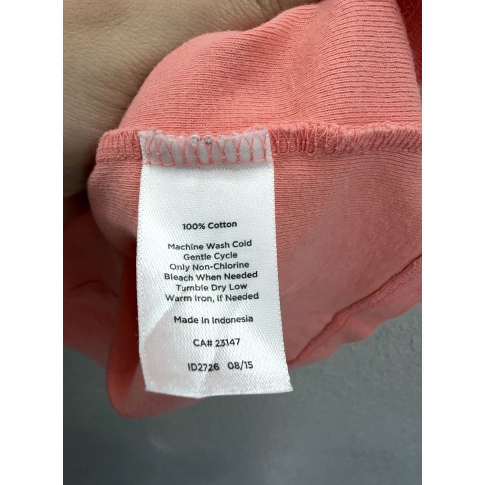 Talbots Talbots Womens Shirt Large Petite Pink V-neck 3/4 Sleeve Size L / US 10 / IT 46 - 5 Thumbnail