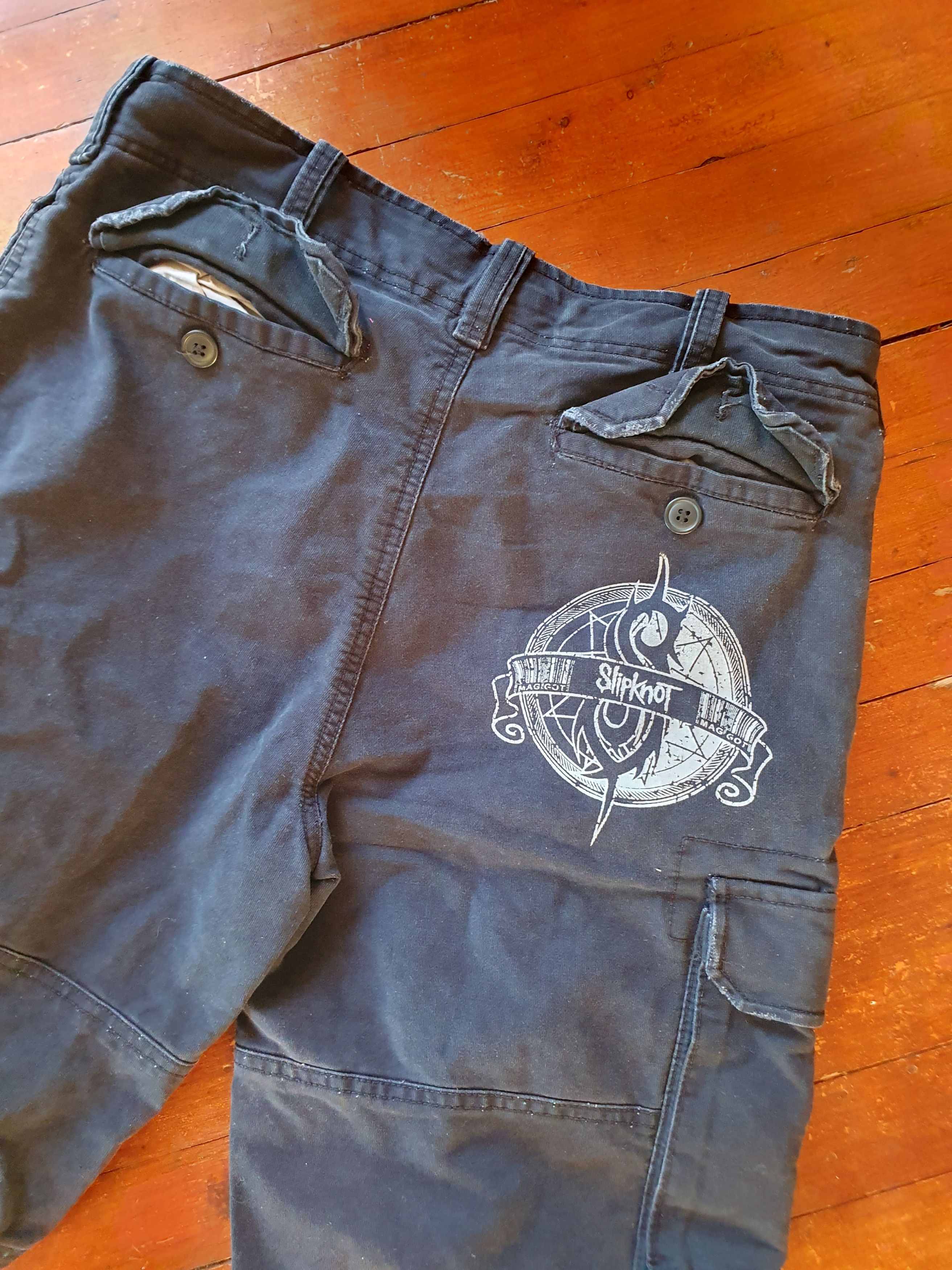 Band Tees × Slipknot × Vintage Slipknot Maggot Vintage Shorts Y2K Cargo Pockets sz 32 Size US 32 / EU 48 - 11 Thumbnail