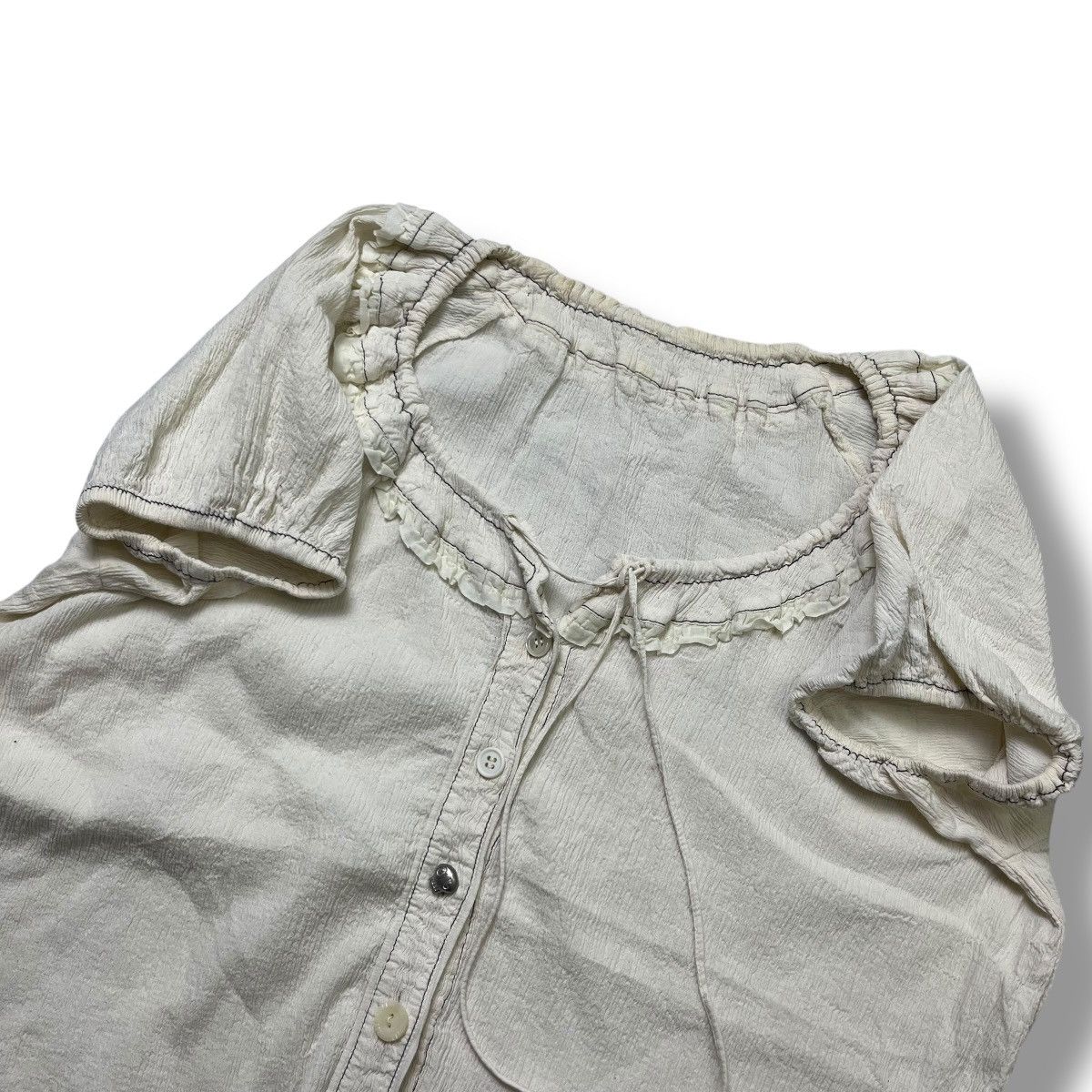 Issey Miyake Tsumori chisato pleated blouse /issey/prada/cdg Size M / US 6-8 / IT 42-44 - 5 Thumbnail