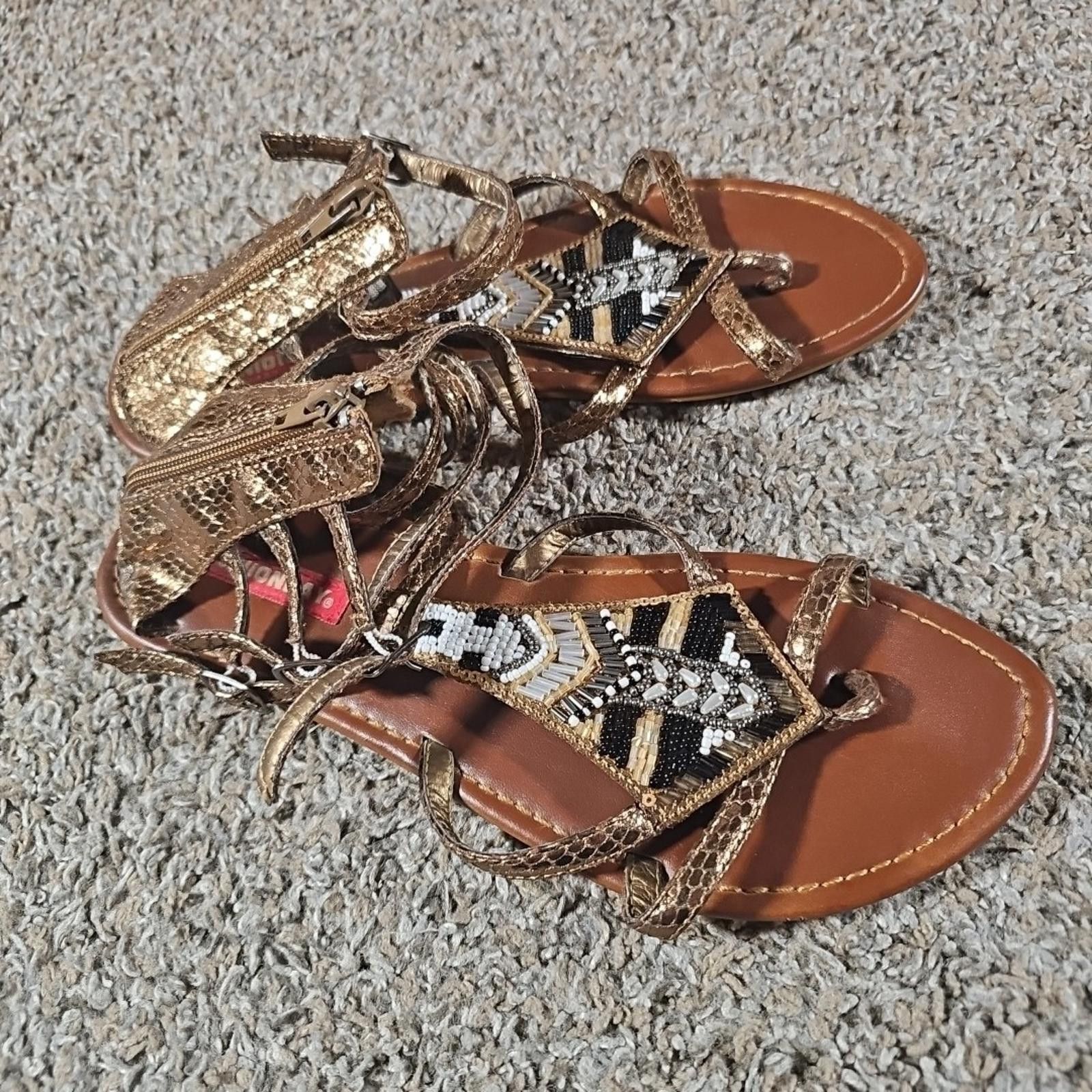 UNIONBAY Union Bay Bead Strappy Sandals 318-80-84 Sz 8.5M Size US 8.5 / IT 38.5 - 1 Thumbnail