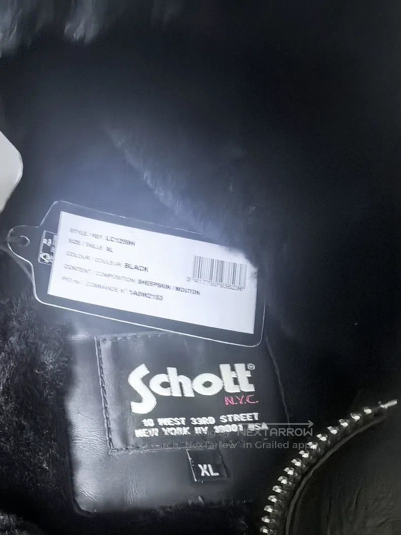 Schott Schott NYC fur is LC1259H in one Size US XL / EU 56 / 4 - 4 Thumbnail