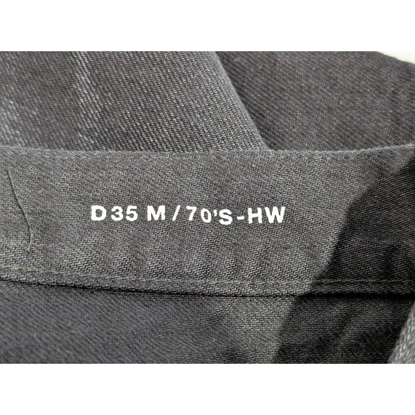 Saint Laurent Paris o1rshd1 D35 70's Flare Denim Jeans in Black Size US 33 - 16 Thumbnail