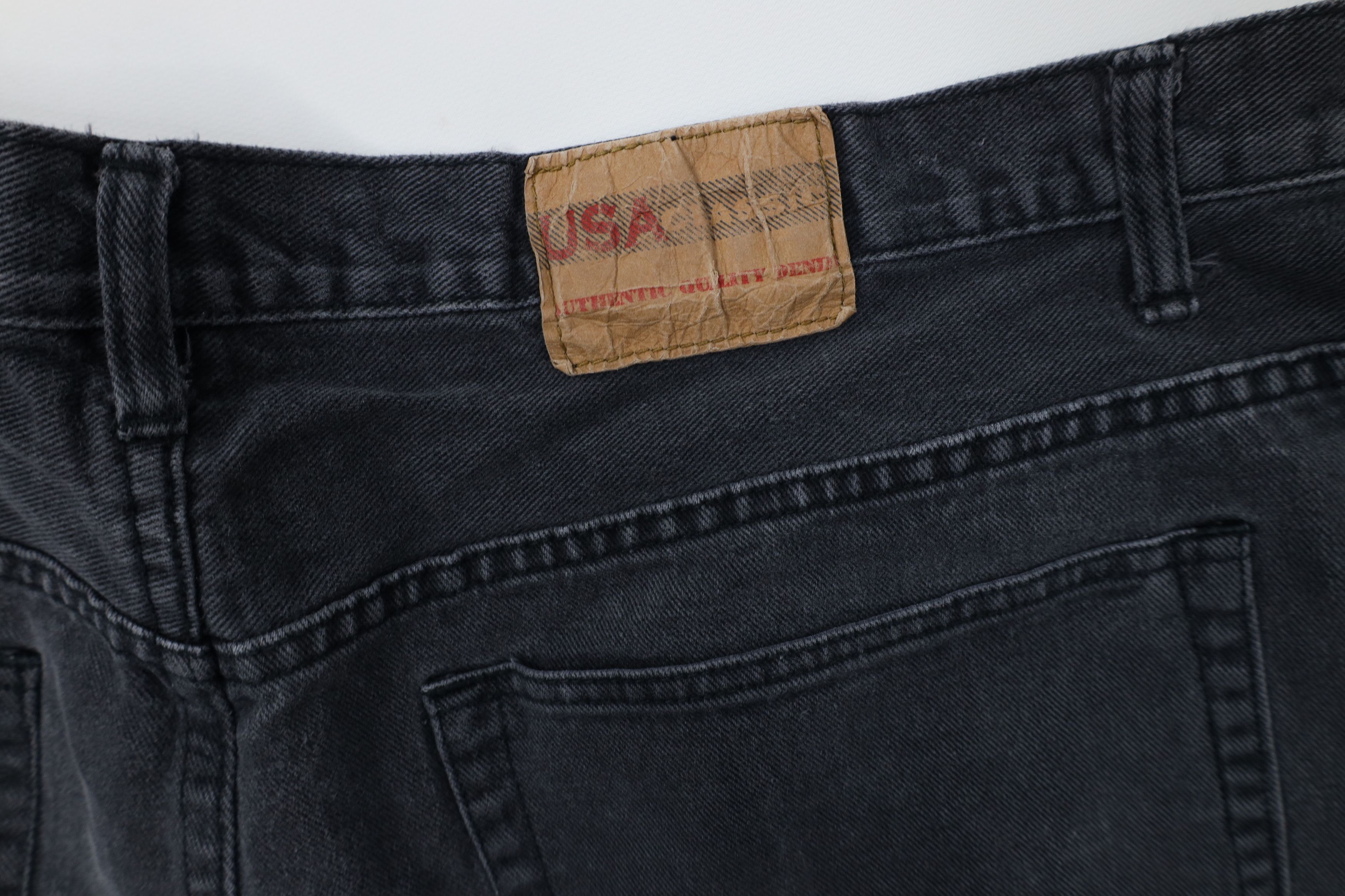 Vintage Vintage 90s Streetwear Baggy Wide Leg Dungaree Denim Jeans Size US 42 / EU 58 - 14 Thumbnail