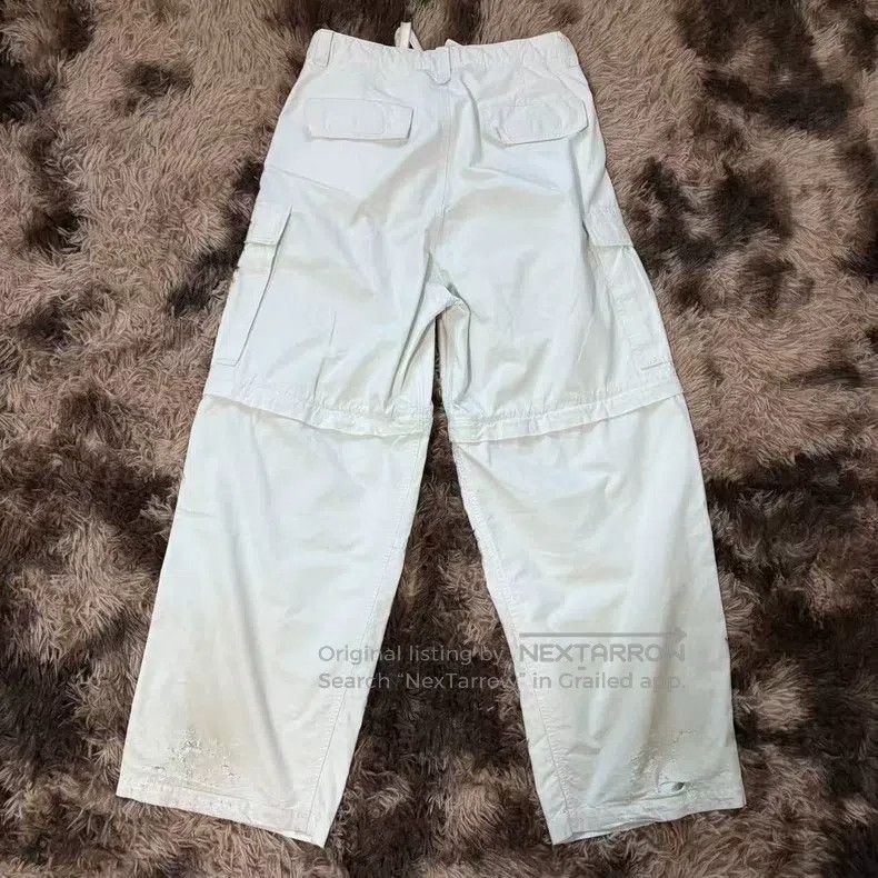 Balenciaga Balenciaga size XS White Distressed Destroyed Cargo Work P Size US 27 - 2 Thumbnail