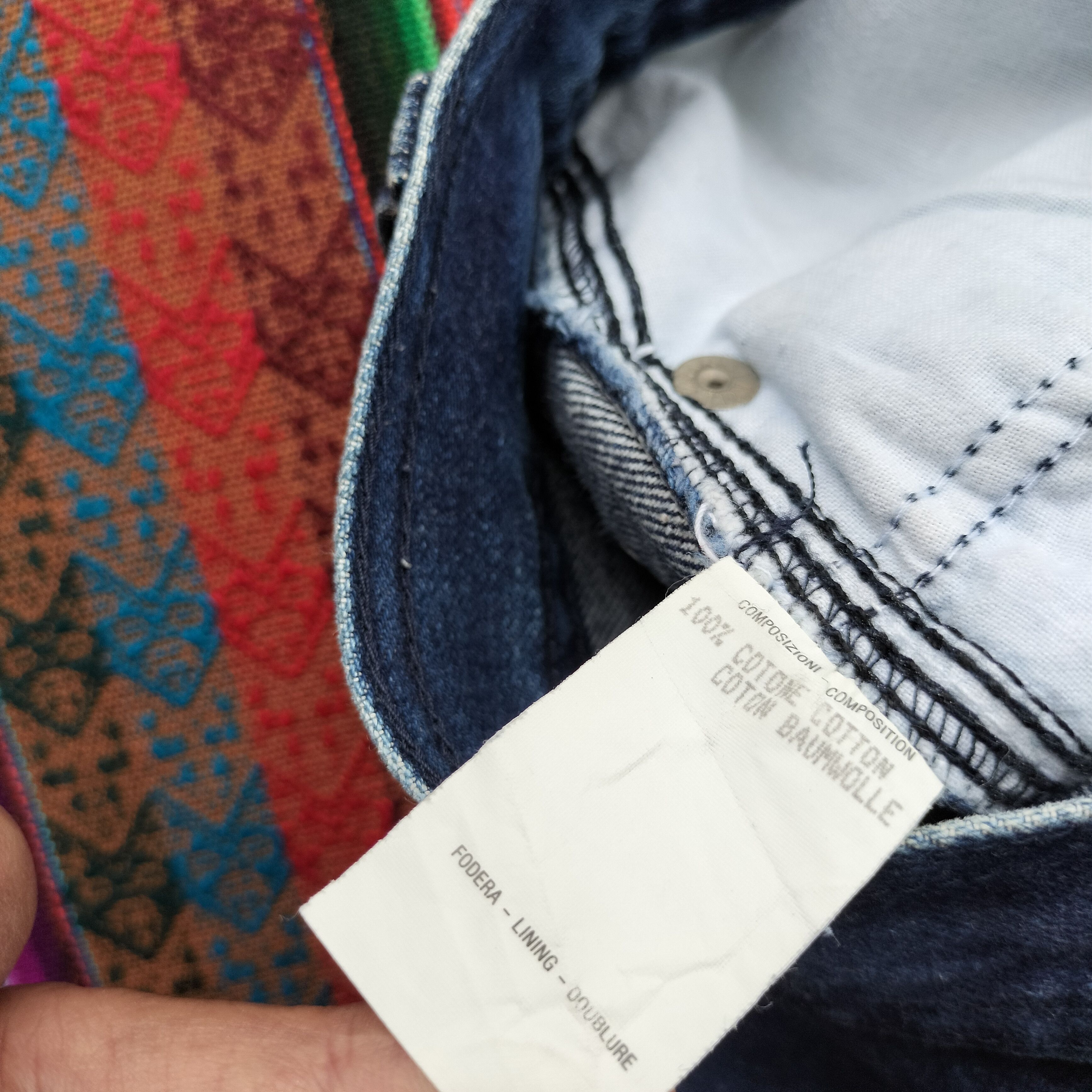 Gucci Gucci Tom ford era embrodery logo back pocket denim Size 26" / US 2 / IT 38 - 9 Thumbnail