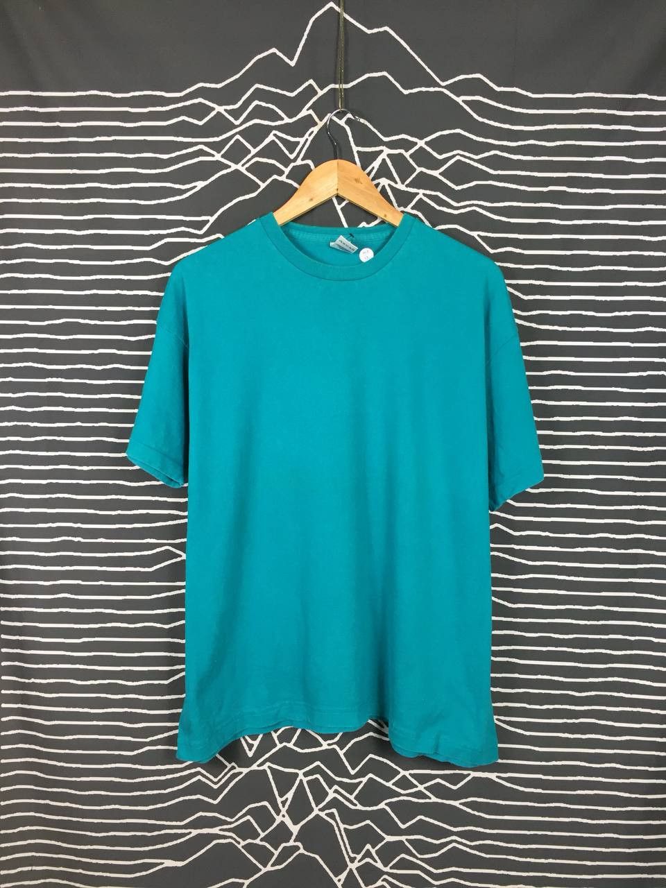 Fruit Of The Loom × Vintage Vtg 90s FOTL Plain Casual Wear Made In Usa Tee Size US XL / EU 56 / 4 - 1 Thumbnail