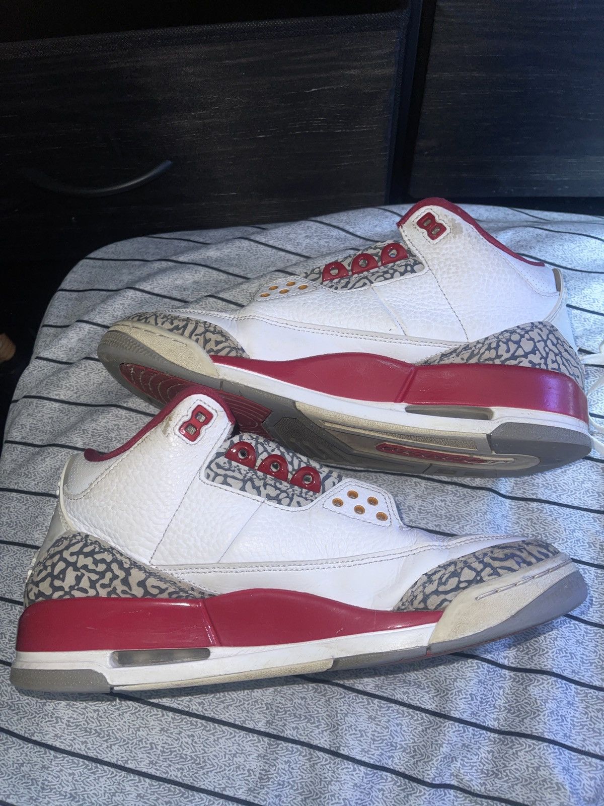 Jordan Brand Air Jordan 3 Retro 'Cardinal Red' Size US 9.5 / EU 42-43 - 3 Thumbnail