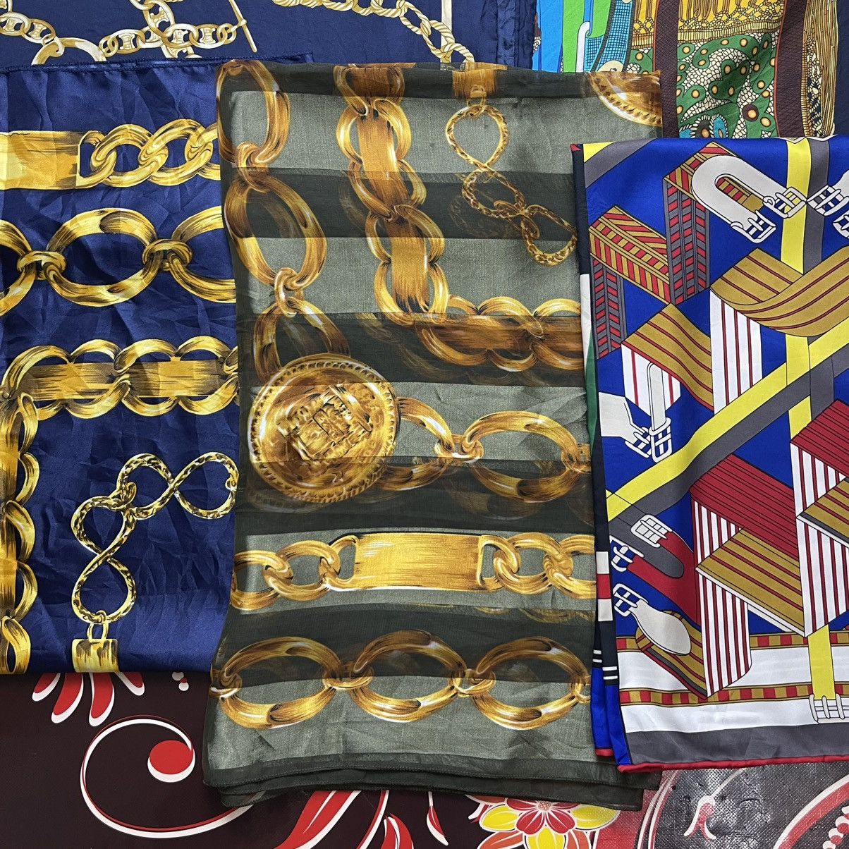Designer Combo Scarf/Handkerchief Take All Size ONE SIZE - 4 Thumbnail