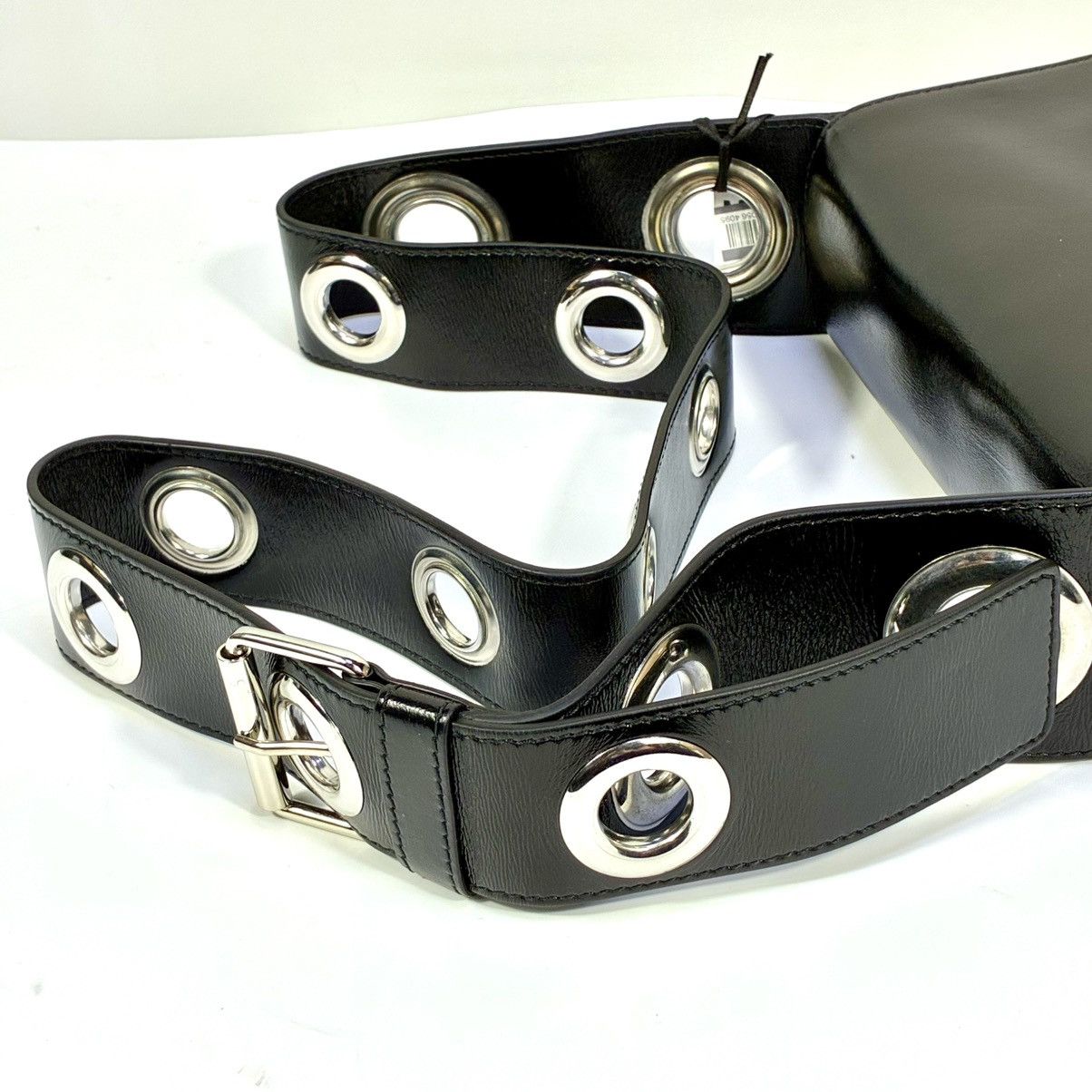 Moschino Moschino Couture Metal Logo Crossbody Shoulder Bag Black NWT Size ONE SIZE - 13 Thumbnail
