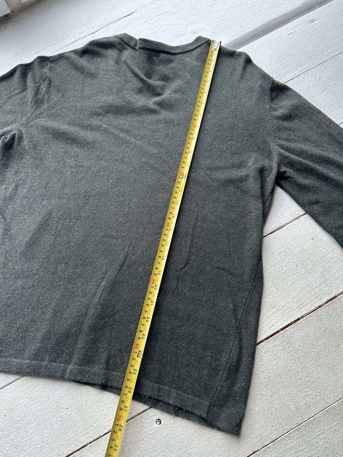 Armani 🚨ARMANI JEANS LONGSLEEVE SWEATER VNTG 90s Italy V NECK Size US XL / EU 56 / 4 - 10 Thumbnail