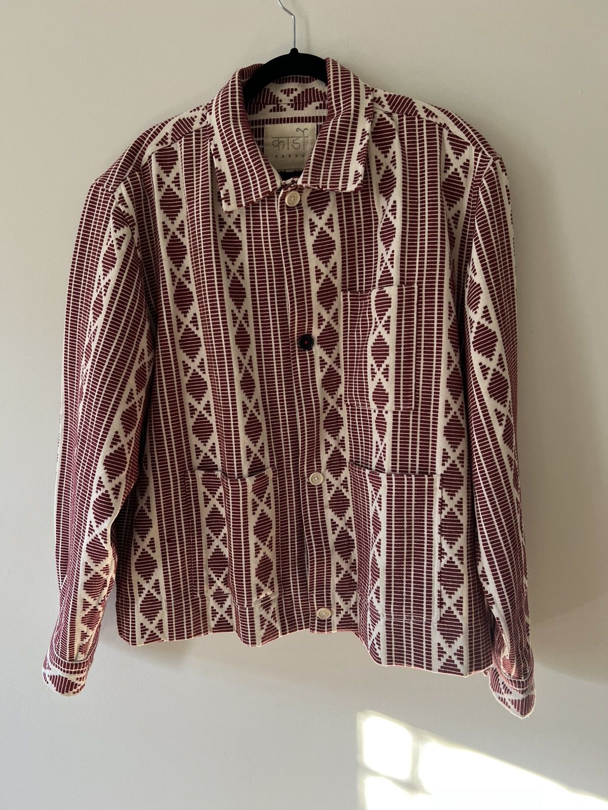 Kardo Bodhi Jacquard Cotton Jacket Size US XXL / EU 58 / 5 - 1 Thumbnail