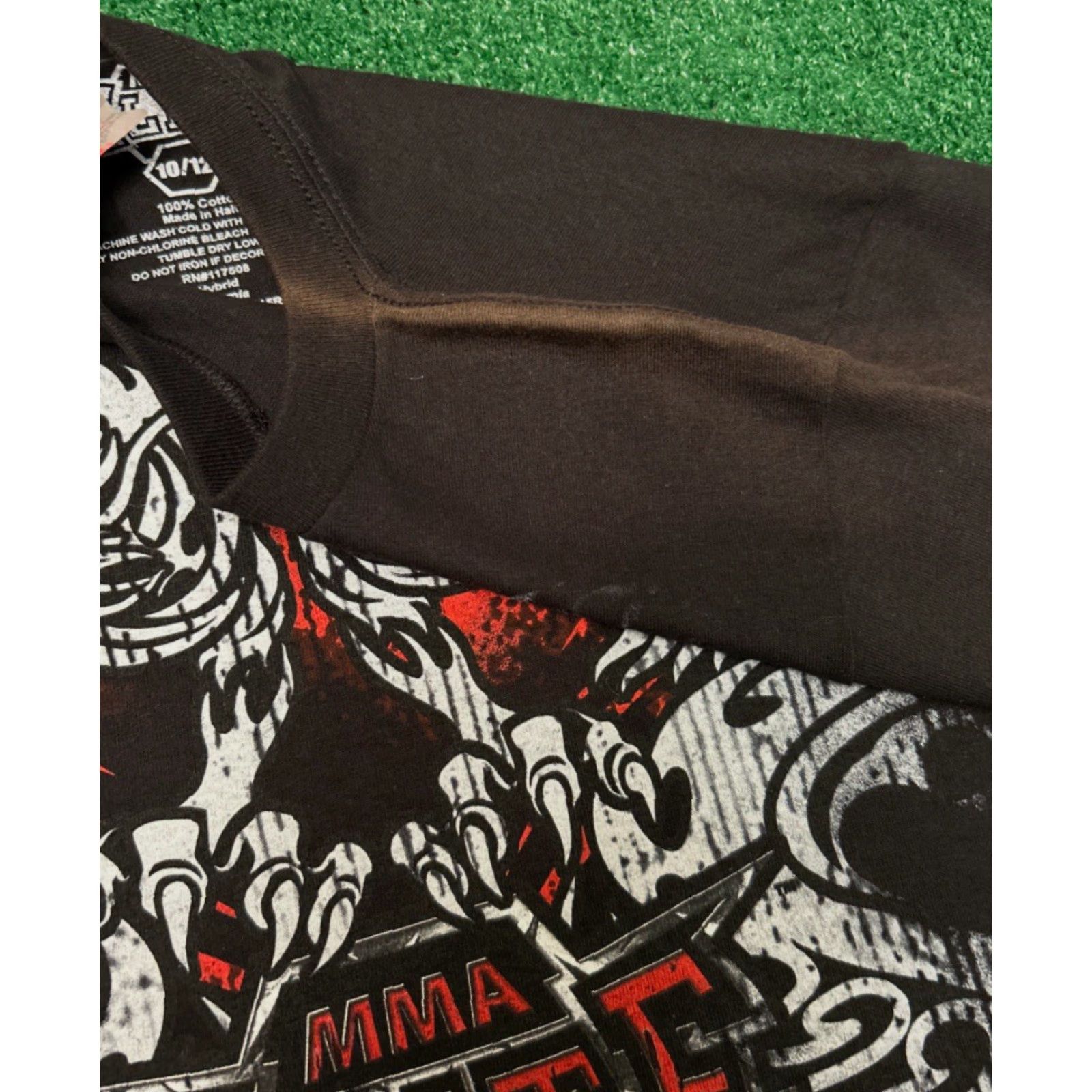 Vintage VINTAGE MMA Elite Dragon Tribal Flames VTG Shirt XS Men Short Sleeve Black Futuristic Y2K Grunge Punk UFC) Size US XS / EU 42 / 0 - 3 Thumbnail