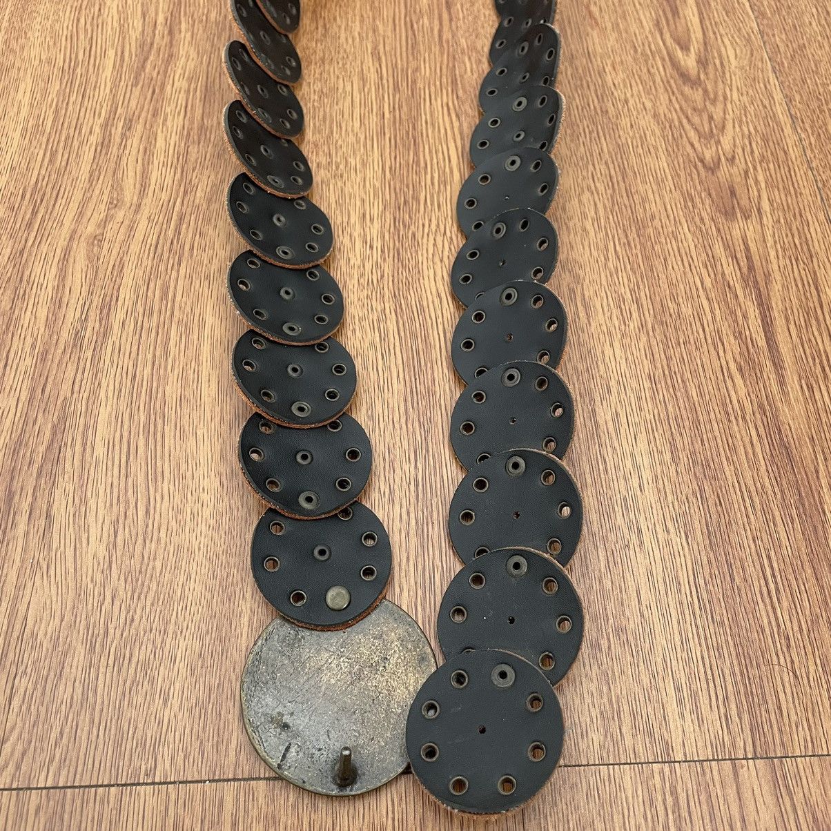 If Six Was Nine × Japanese Brand × Le Grande Bleu (L.G.B.) Brown wide circle flower belt Boho styled Size ONE SIZE - 4 Thumbnail