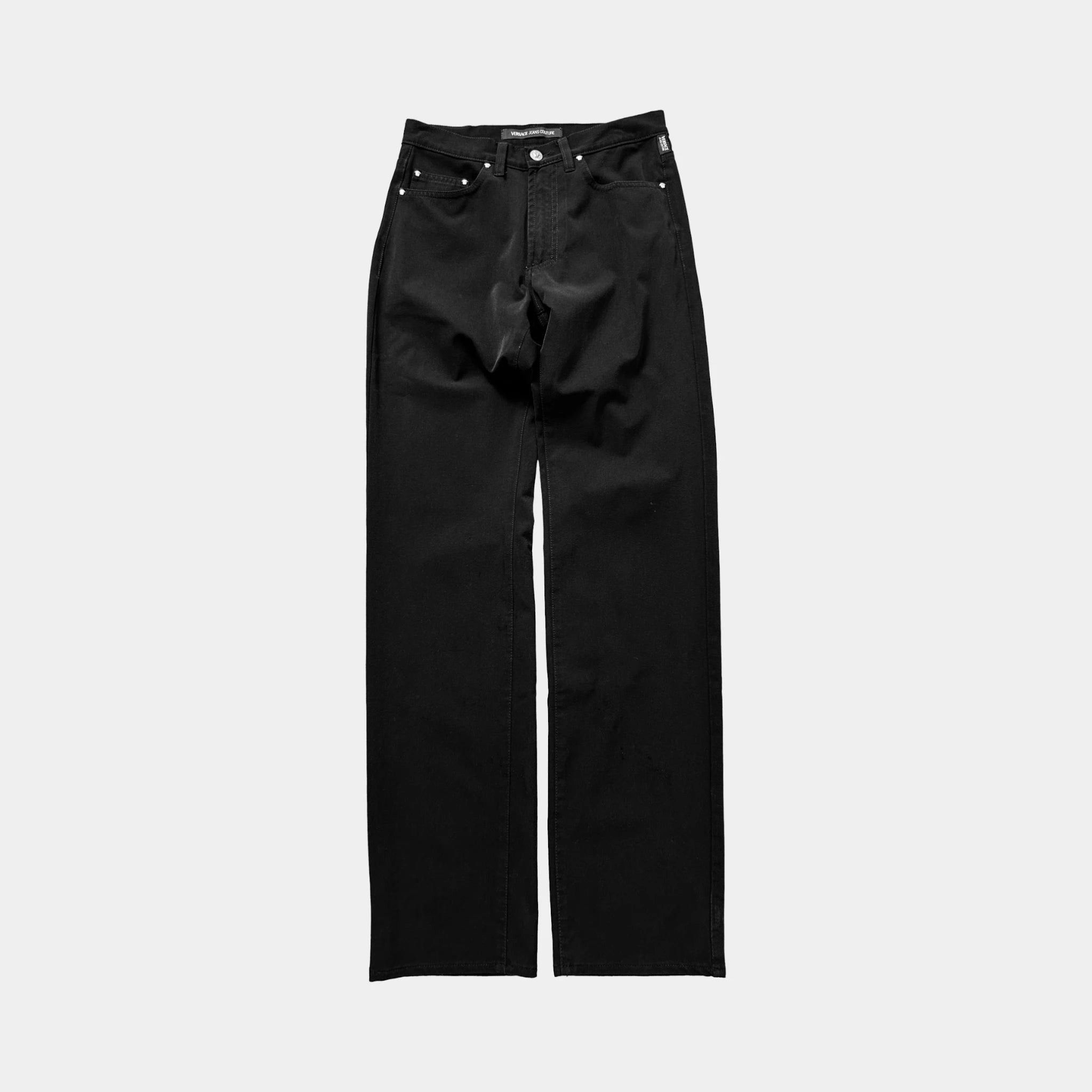 Versace Versace Jeans Couture Black Denim Size US 30 / EU 46 - 1 Thumbnail