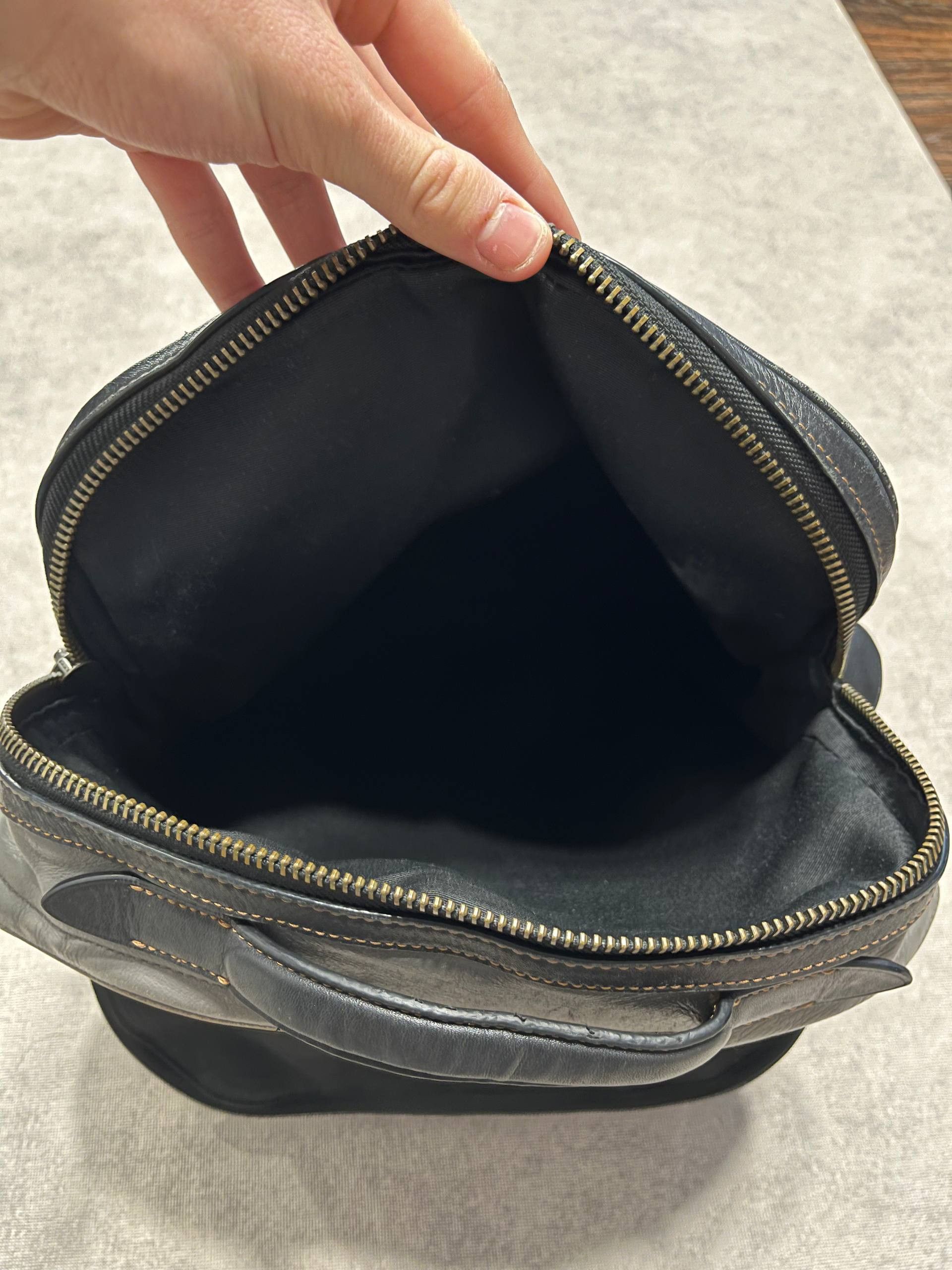Coach Rare Coach Leather Back Pack Bag Mens Black Vintage Luxury Size ONE SIZE - 17 Thumbnail