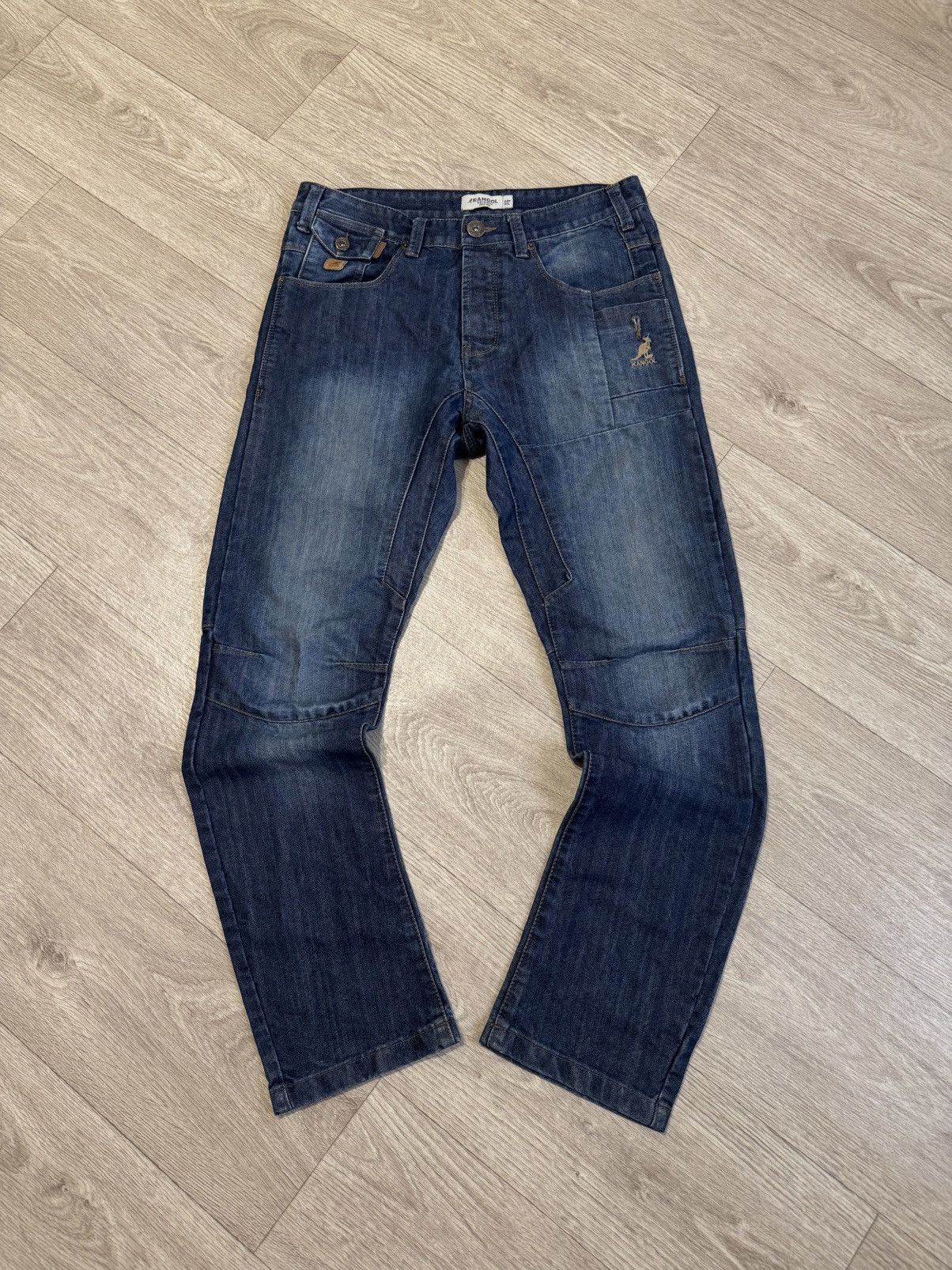 Kangol 🔷Vintage Kangol Y2K Baggy Denim Jeans🔷 Size US 34 / EU 50 - 1 Thumbnail