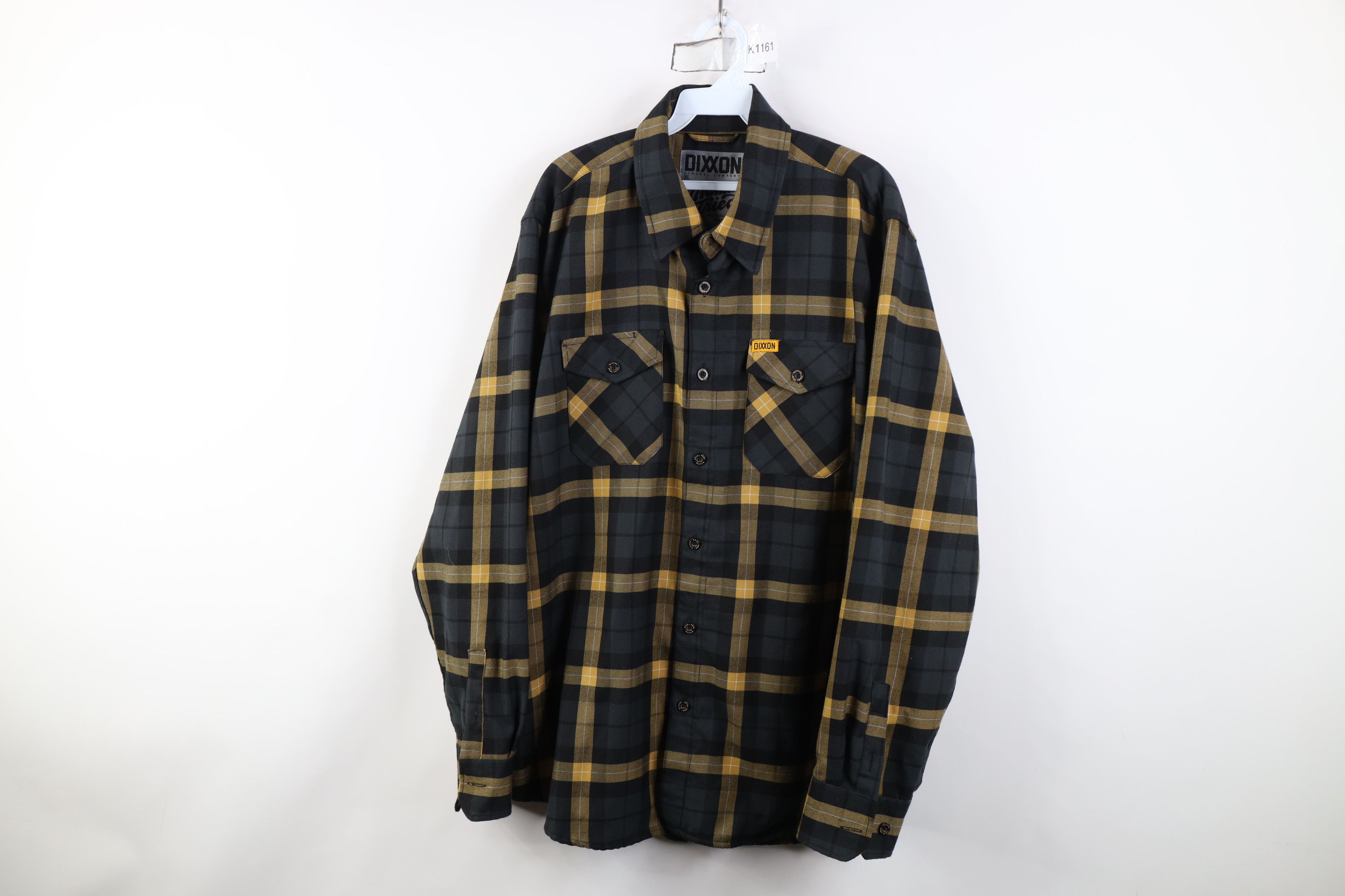 Vintage Dixxon Flannel Company Mama 10 Years Motorcycle Button Shirt Size US XL / EU 56 / 4 - 1 Thumbnail