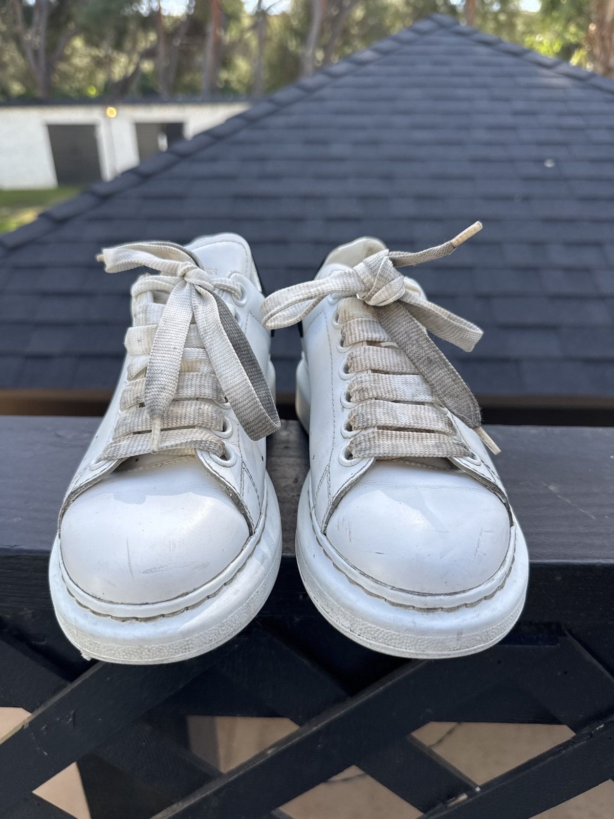 Alexander McQueen White Alexandar McQueen low top Size US 6.5 / IT 36.5 - 3 Thumbnail