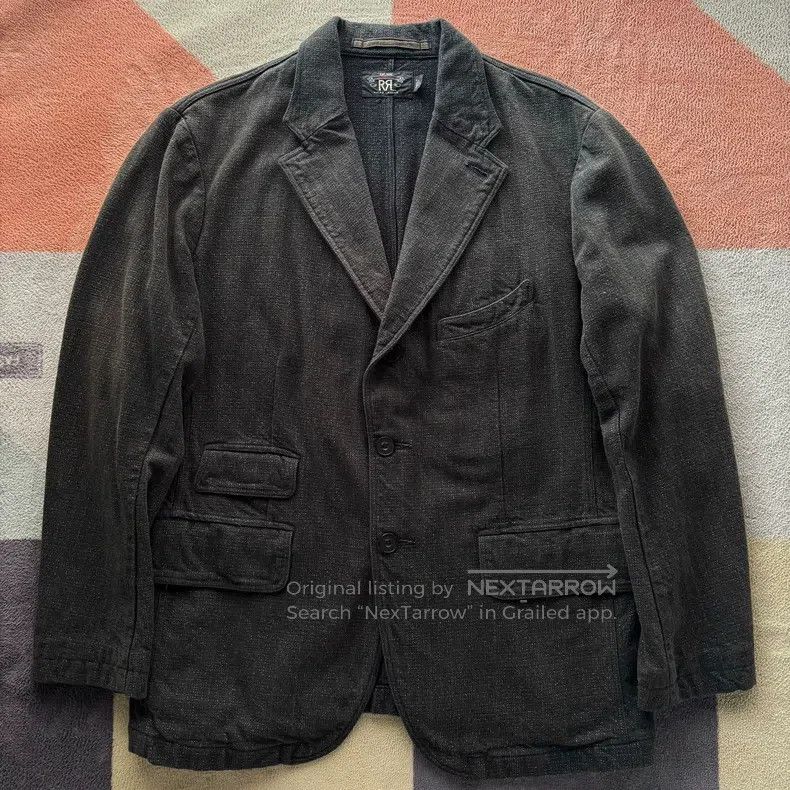 RRL Ralph Lauren RRL Ralph Lauren Grid patterned pepper salt miner jacket Size US L / EU 52-54 / 3 - 1 Thumbnail