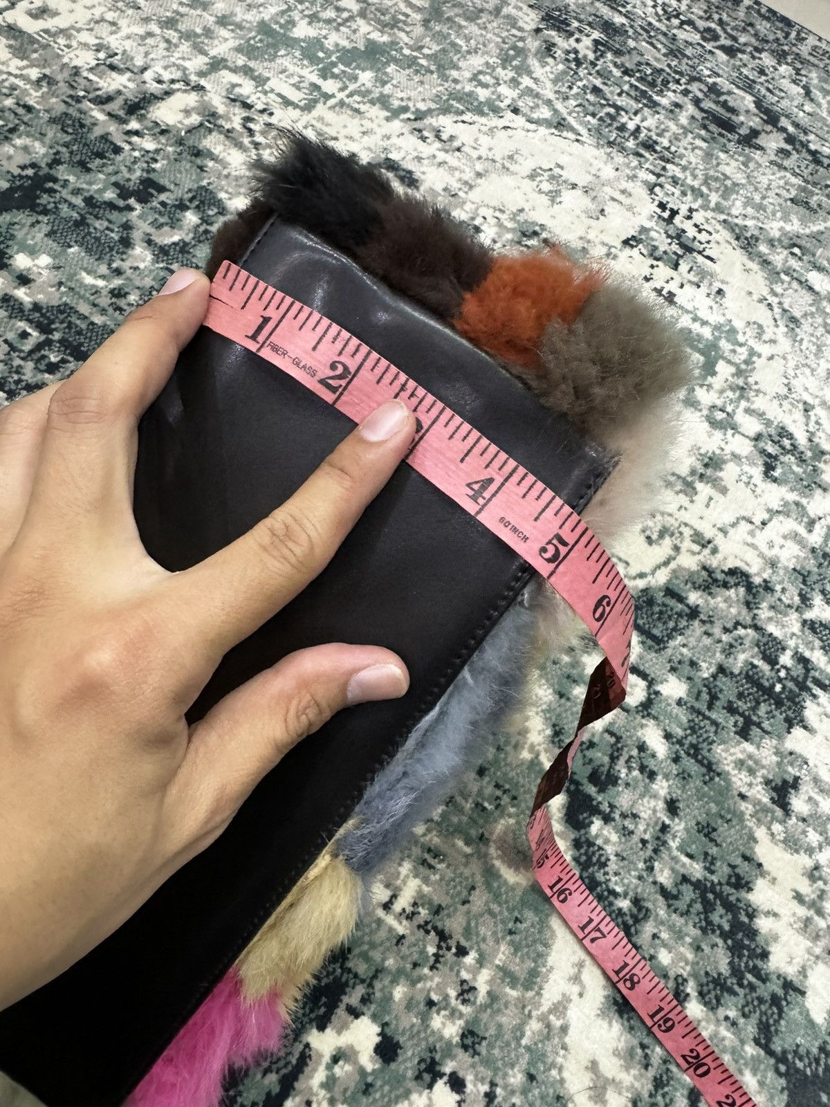 Yoshiyuki Konishi VINTAGE YOSHIYUKI KONISHI FICCE FAUX FUR LEATHER BAG Size ONE SIZE - 6 Thumbnail