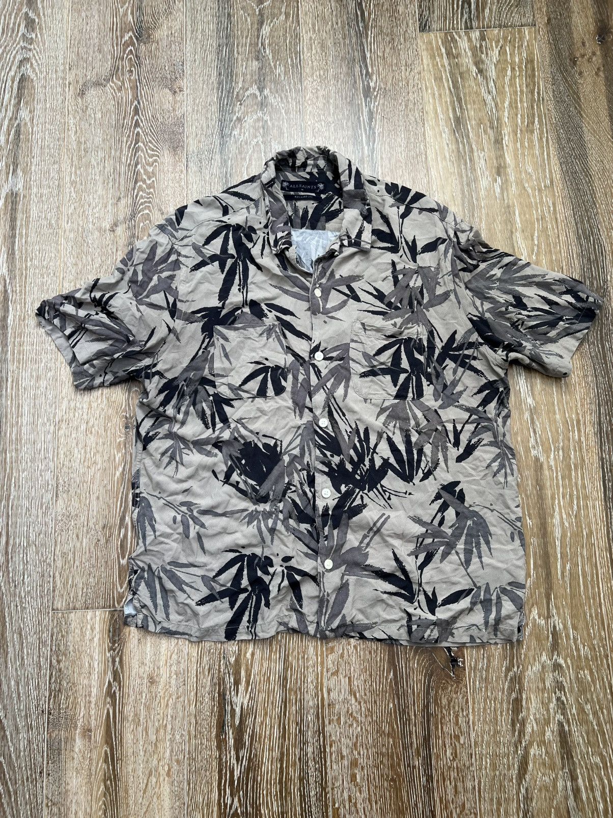 Allsaints Allsaints Hawaiian Camp Shirt Size US M / EU 48-50 / 2 - 1 Thumbnail