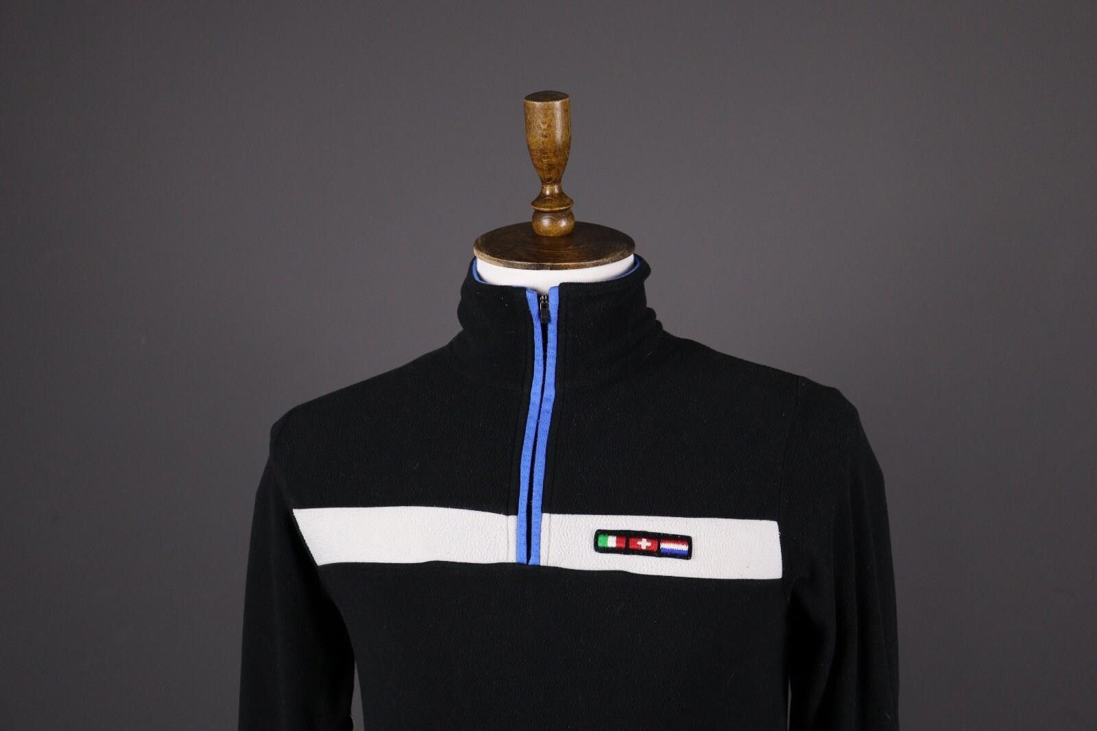 Designer F. Lli Campagnolo Boys Black Zip Sweater Size 14 year / 164 Size US XXS / EU 40 - 2 Thumbnail
