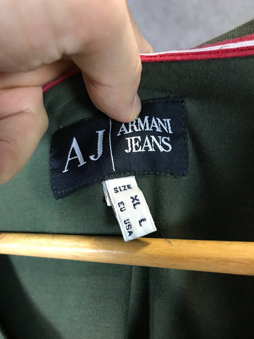 Armani × Designer Armani Jeans designer v neck tee Size US M / EU 48-50 / 2 - 5 Thumbnail