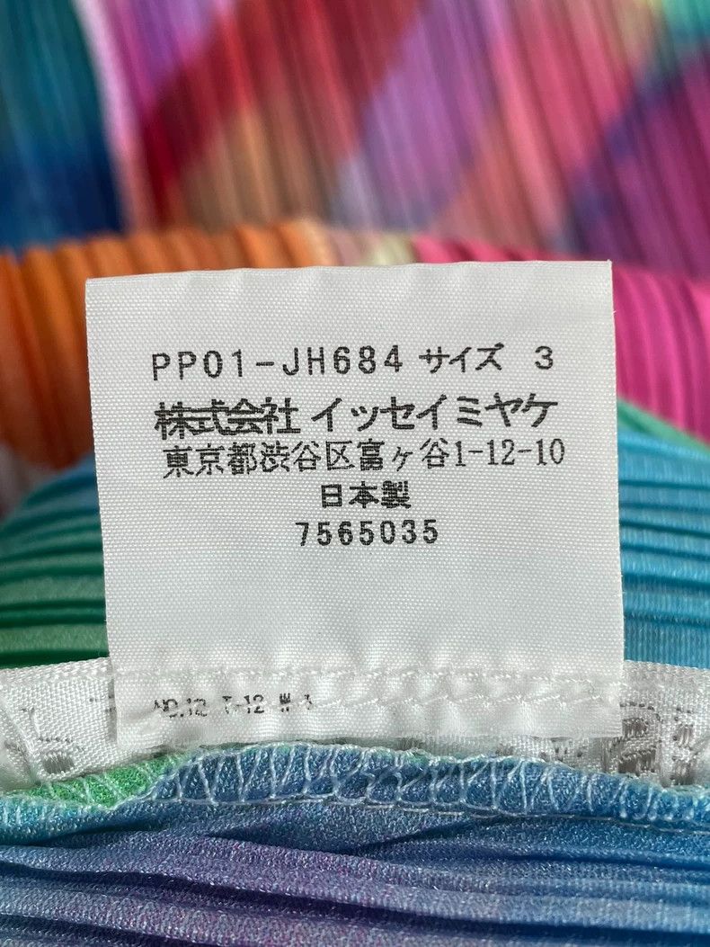 Issey Miyake Issey Miyake size:3 Blue and pink watercolor ink wash dres Size XS / US 0-2 / IT 36-38 - 4 Thumbnail