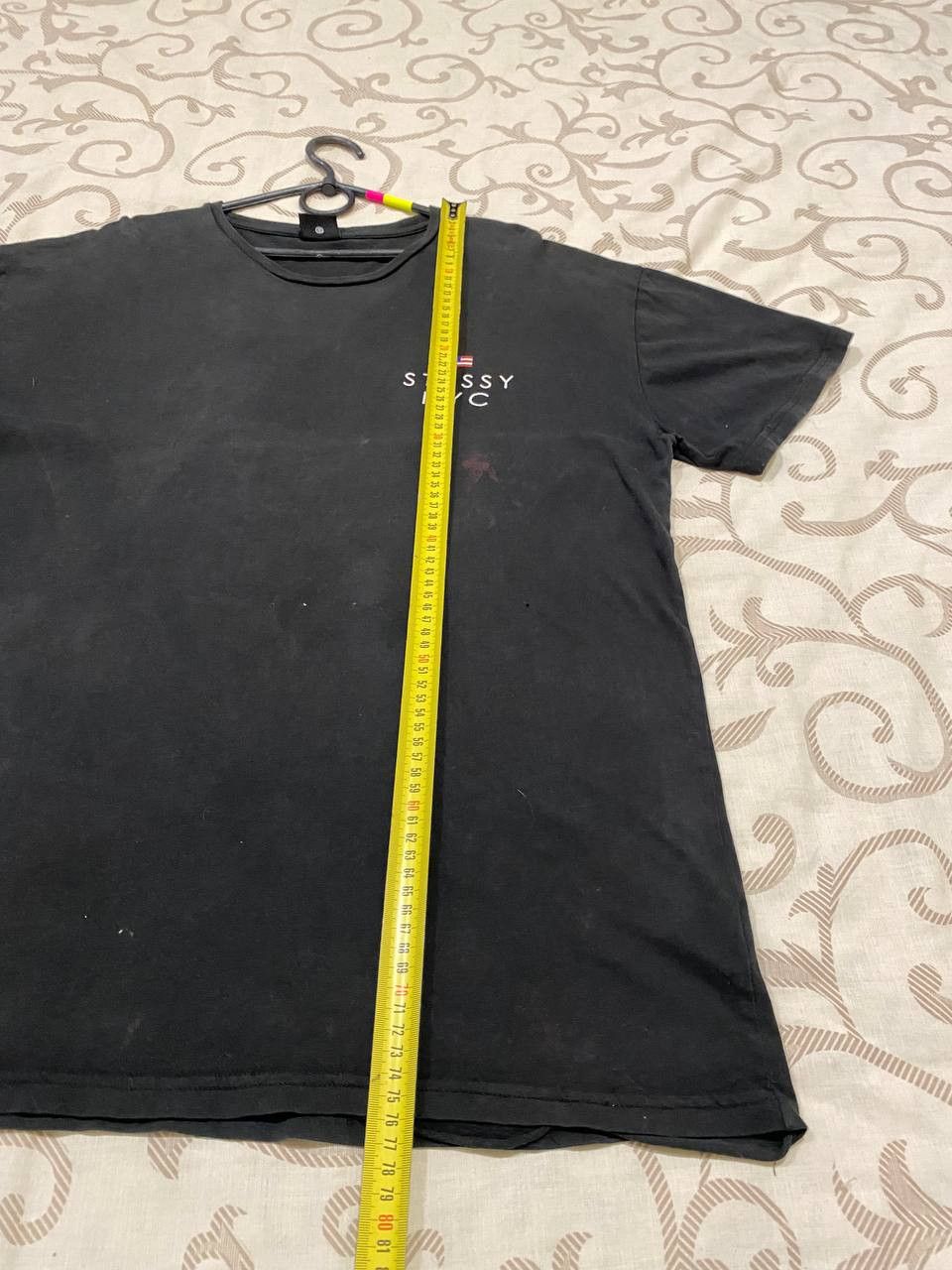 Stussy Stüssy NYC “1980 Worldwide Respect” Black T-Shirt (Size L) Size US L / EU 52-54 / 3 - 10 Thumbnail