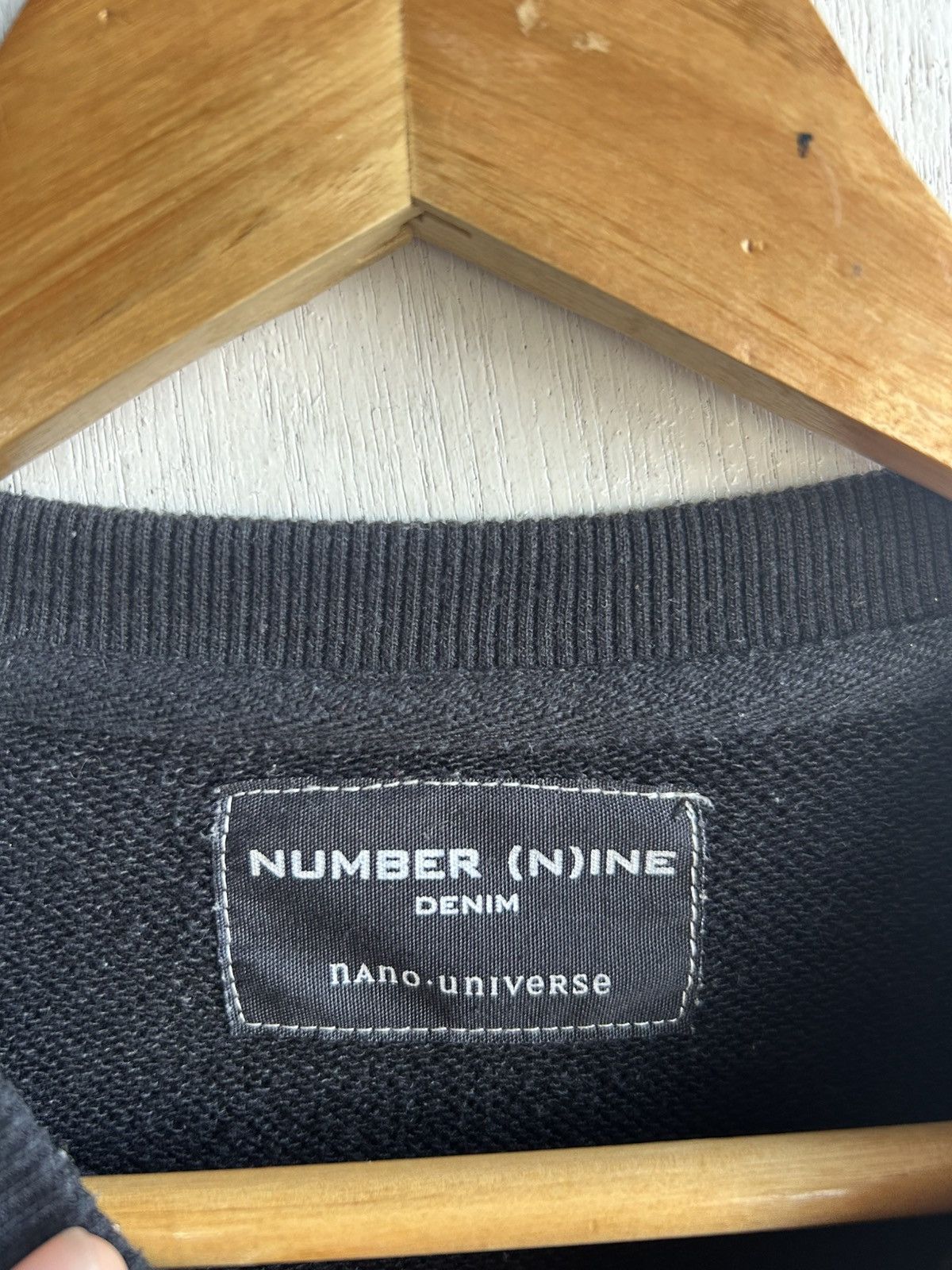 Number (N)ine Vintage number nine spellout sweatshirt Size US S / EU 44-46 / 1 - 3 Thumbnail