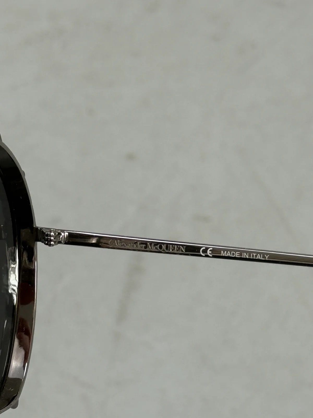 Alexander McQueen Alexander McQueen Pilot Sunglasses Size ONE SIZE - 6 Thumbnail