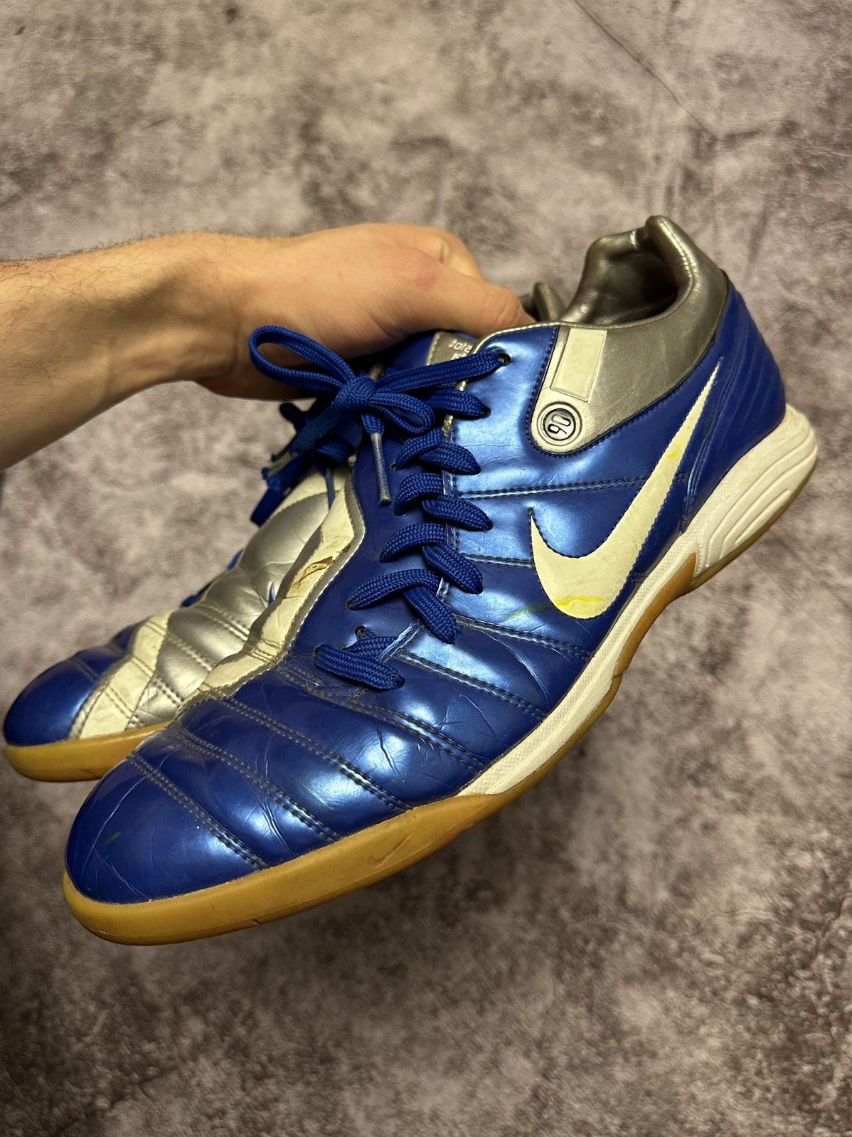 A.P.C. × Nike Vintage Nike Total 90 Football Shoes Indoor Soccer US Men 11 Size US 11 / EU 44 - 1 Thumbnail