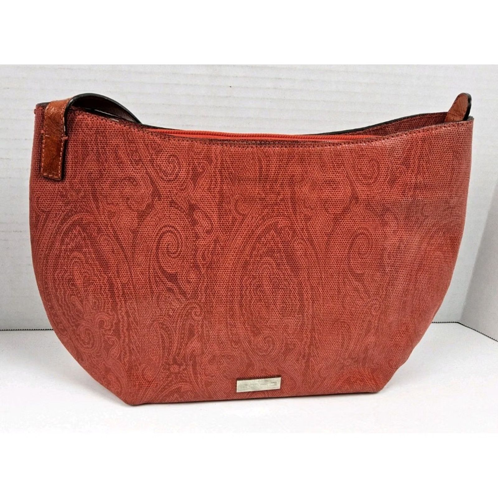 Etro Etro Leather Red Shoulder Bag Purse Women's Leather Red Shoulder Bag ETRO Size ONE SIZE - 2 Thumbnail