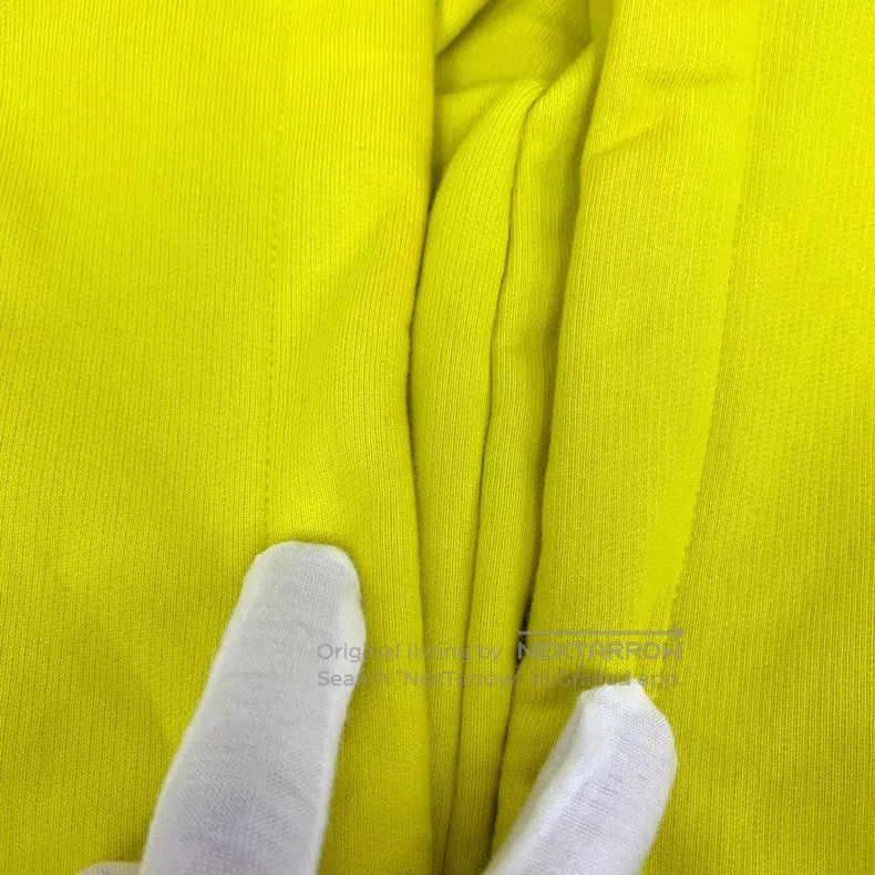 Balenciaga Balenciaga Yellow logo lettering print cotton hooded draws Size US XXS / EU 40 - 8 Thumbnail