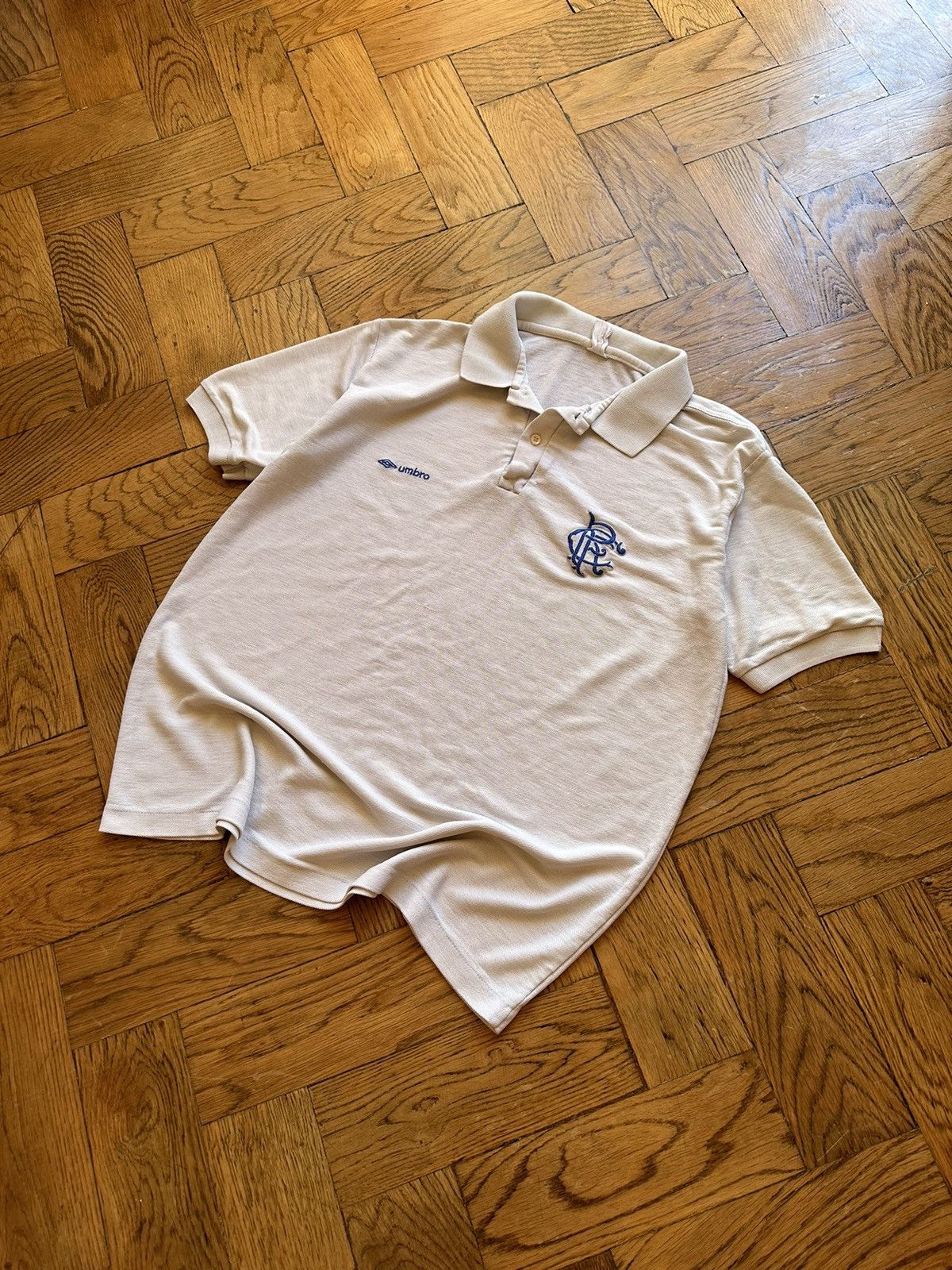 Umbro × Vintage Glasgow Rangers Umbro Vintage Soccer Cotton Jersey Size US M / EU 48-50 / 2 - 1 Thumbnail