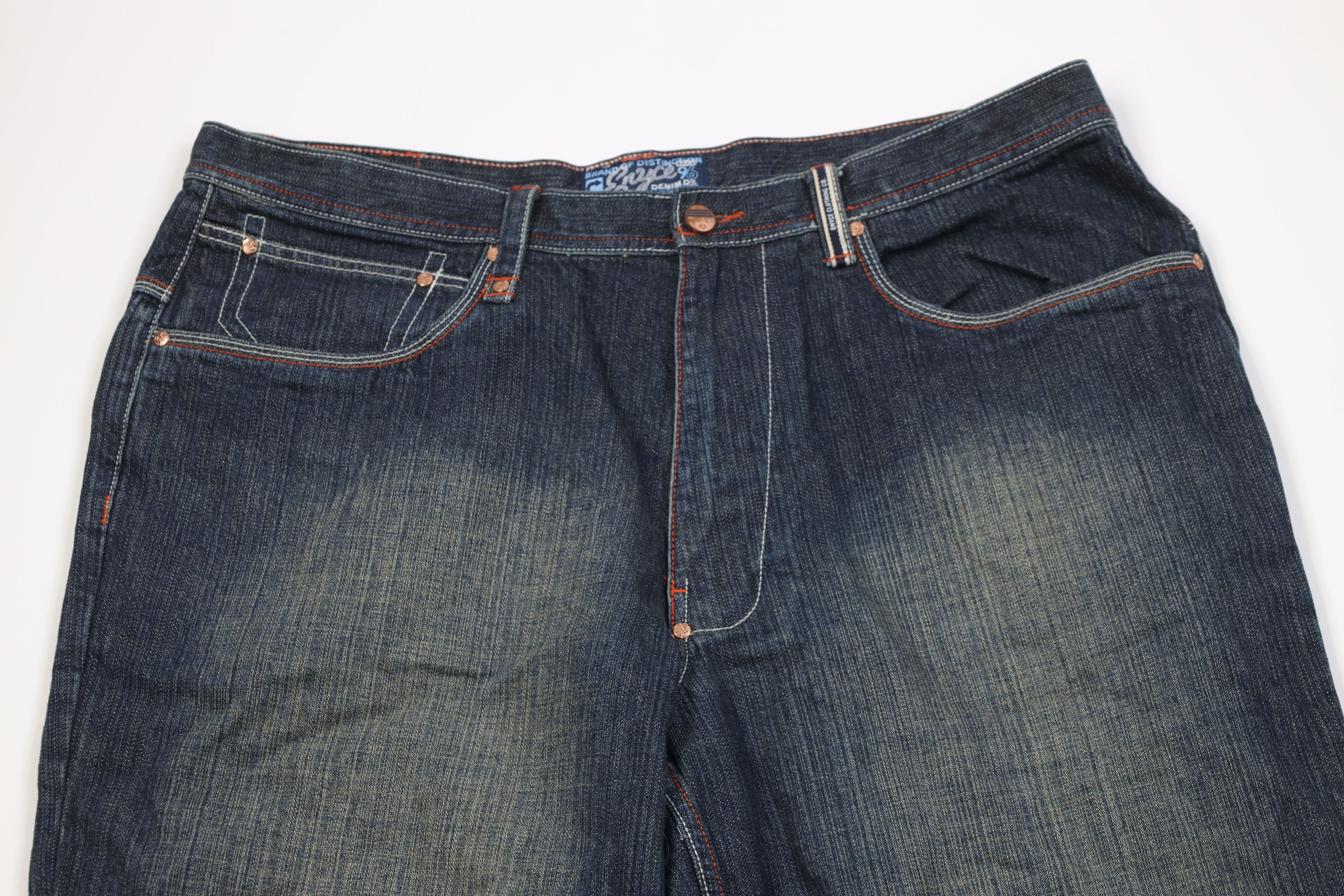 Enyce Vintage 90s Y2K Enyce Fit Wide Leg Denim Jeans Skateboarding Size US 40 / EU 56 - 2 Thumbnail