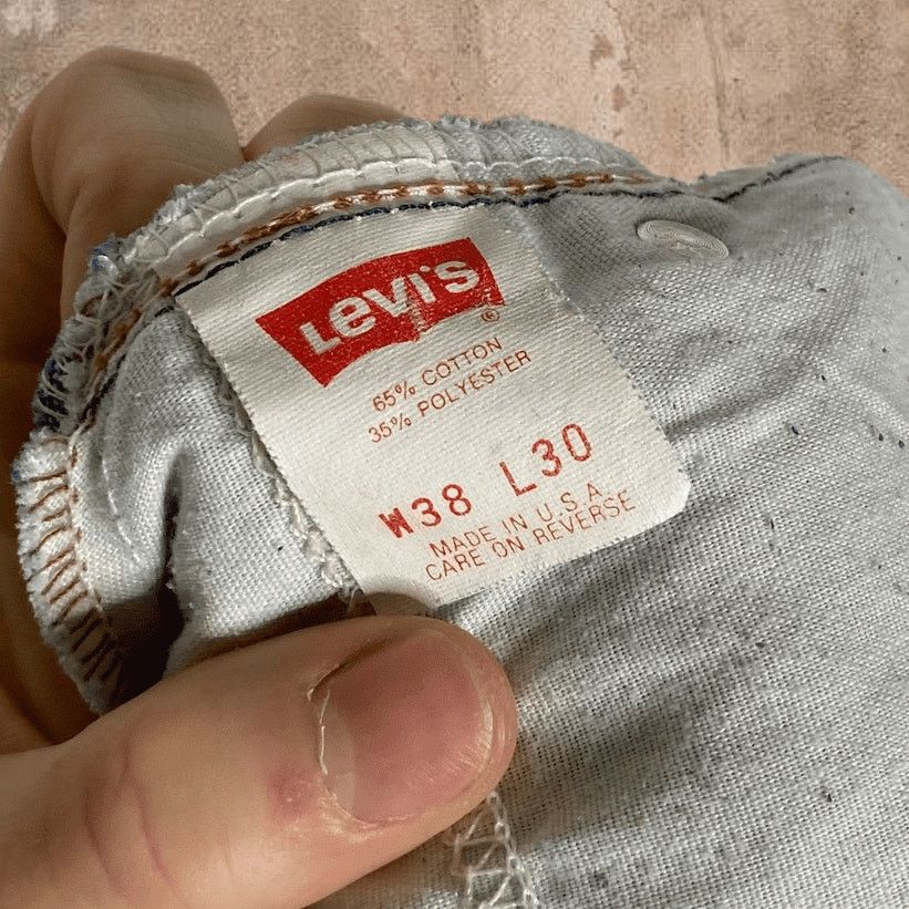 Levi's Vintage 90s Levis 517 Jeans 38x30 Bootcut Flared Dark Wash Size US 38 / EU 54 - 6 Thumbnail