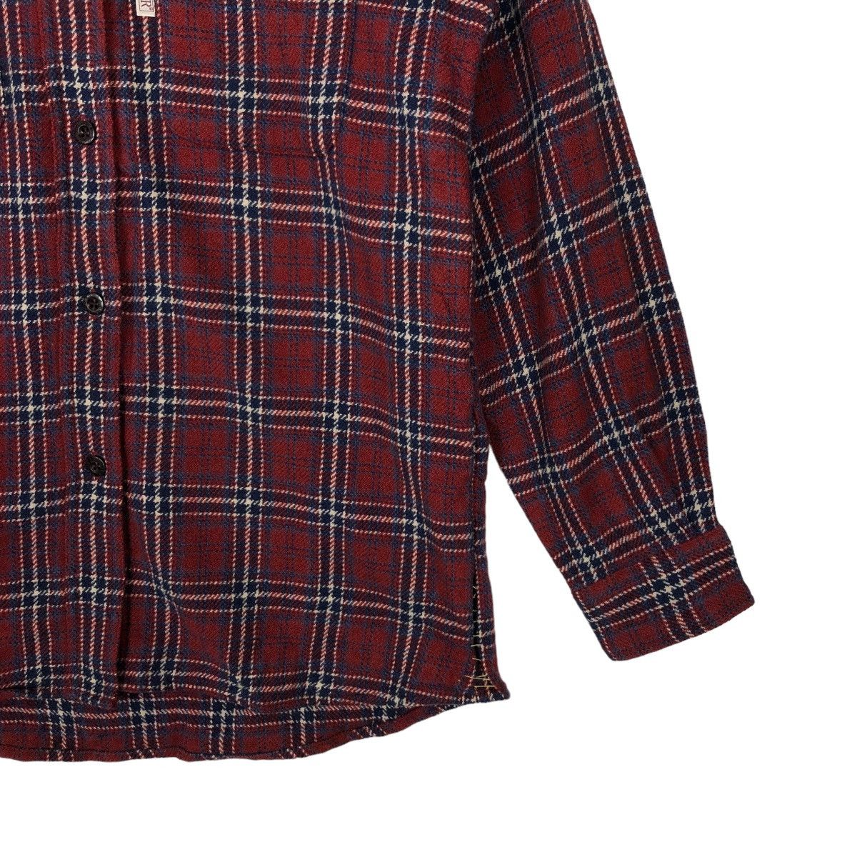 Japanese Brand 🔥VINTAGE SHIRT FLANNEL JACKET JANERIVER ISSEY MIYAKE Size US M / EU 48-50 / 2 - 4 Thumbnail