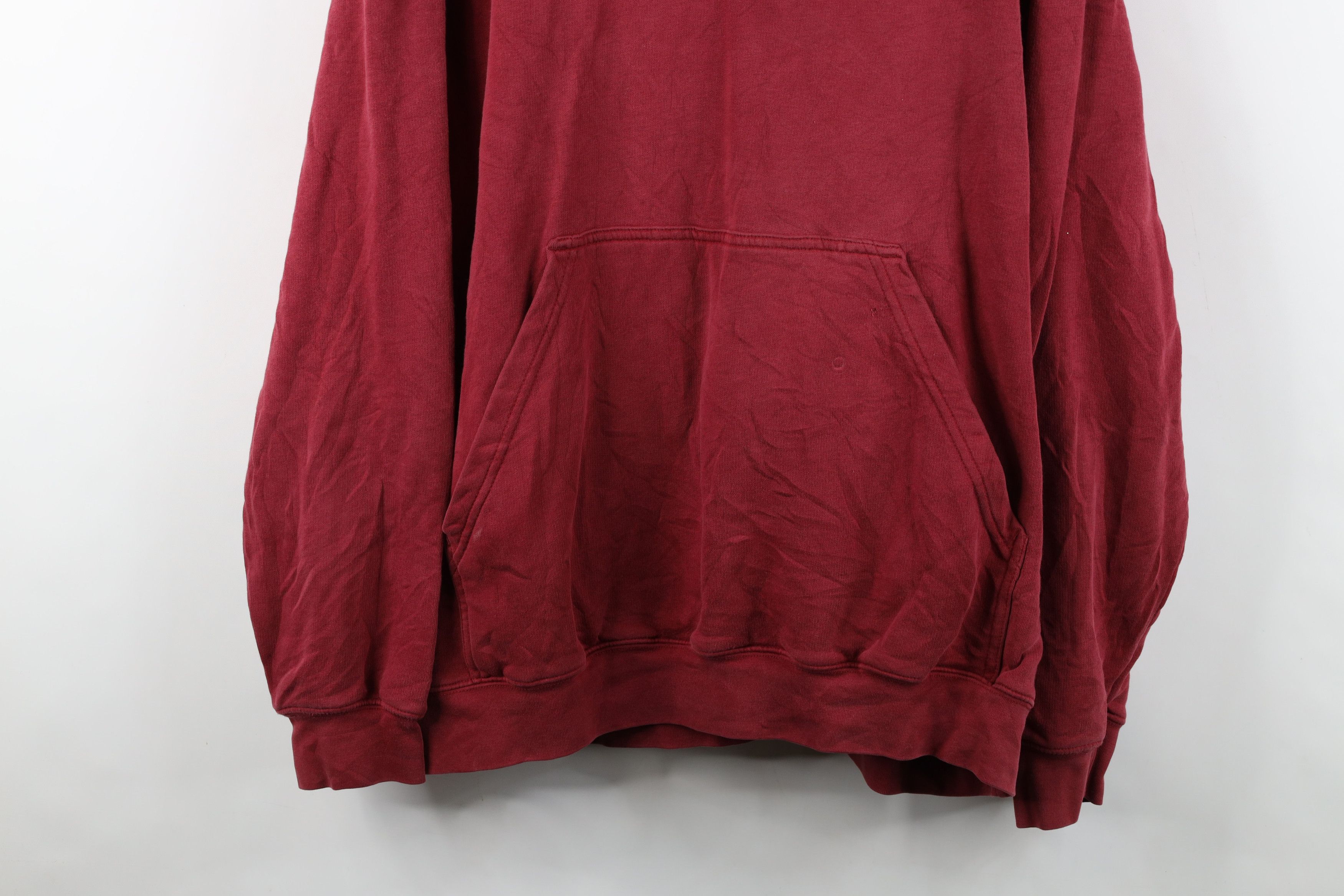 Nike Vintage Y2K Nike Scott Mini Swoosh Hoodie Sweatshirt Red Size US XL / EU 56 / 4 - 3 Thumbnail