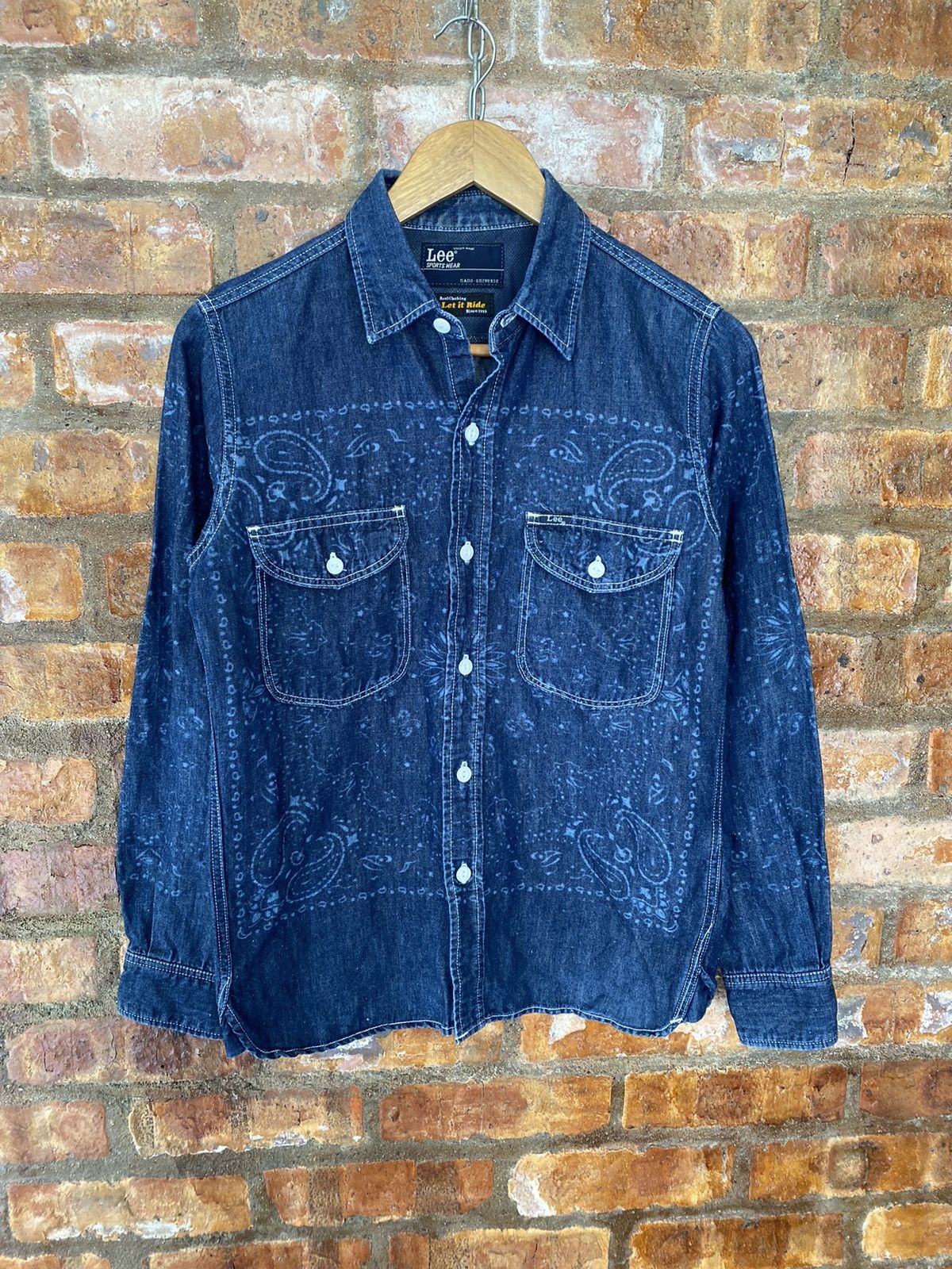 NANO universe × Number (N)ine Let is Ride X Lee X Nano Universe laser paisley print Size US S / EU 44-46 / 1 - 2 Thumbnail
