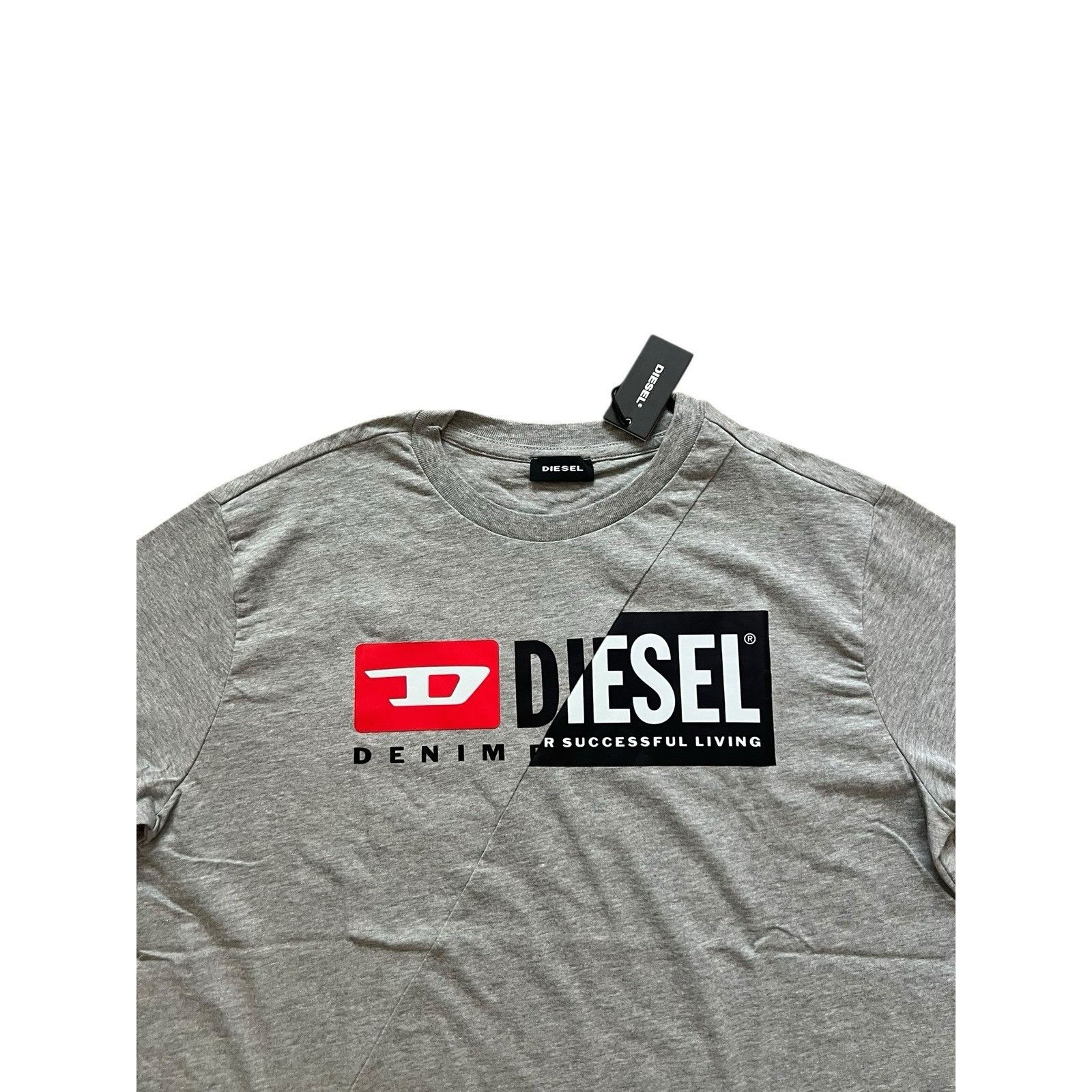 Diesel Diesel T Diego Cuty Maglietta Tee T-Shirt Light Grey Size L Size US L / EU 52-54 / 3 - 2 Thumbnail