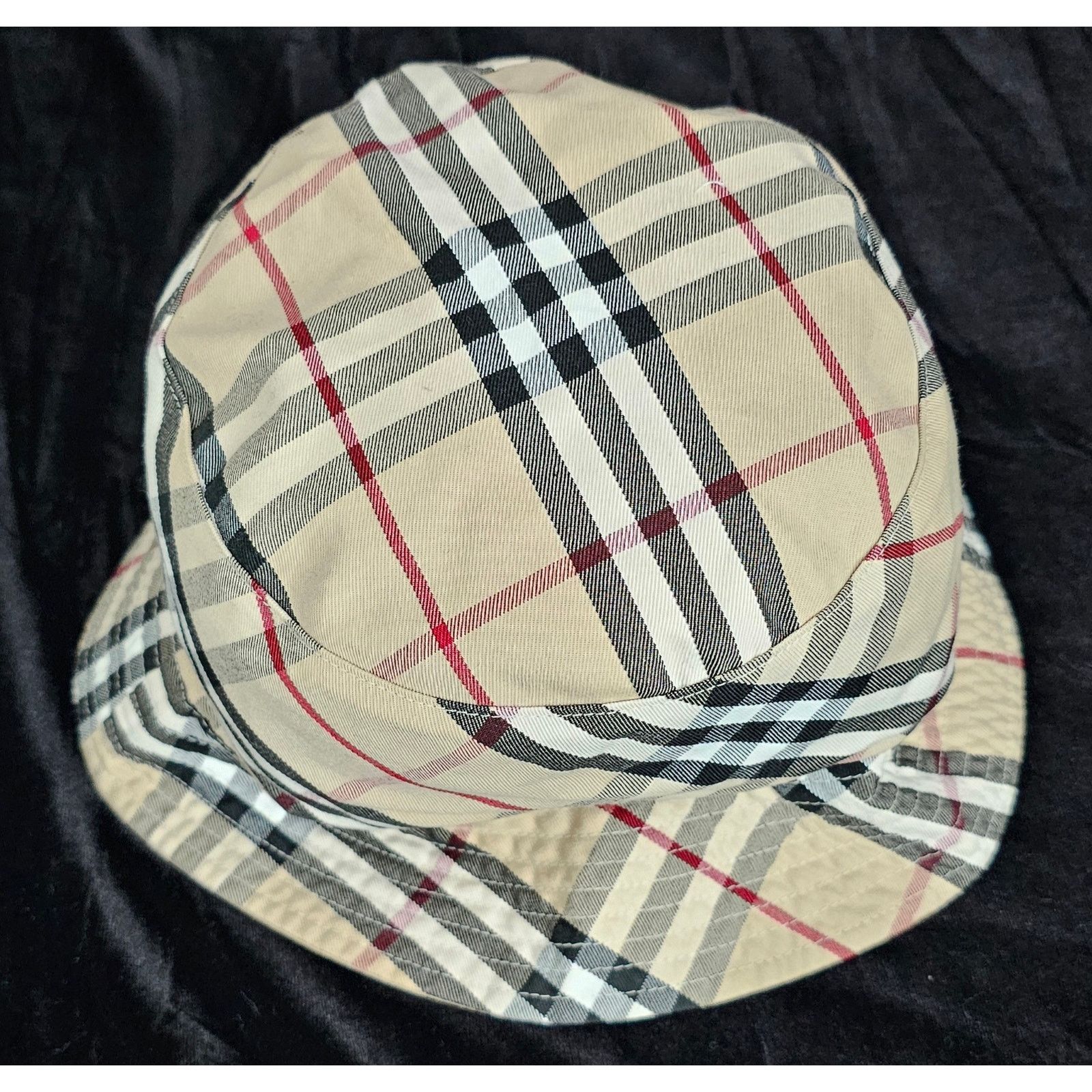 Burberry Burberry Vintage Check-pattern Reversible Cotton Bucket Hat Size ONE SIZE - 4 Thumbnail